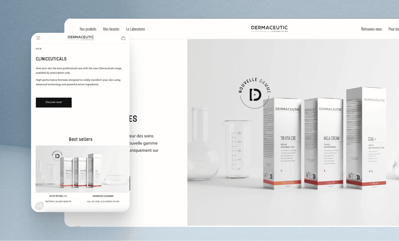 eCommerce page Digital Twins