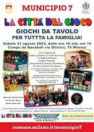 Cosa fare con i bambini a Milano settembre -  Municipio 7 la città del gioco