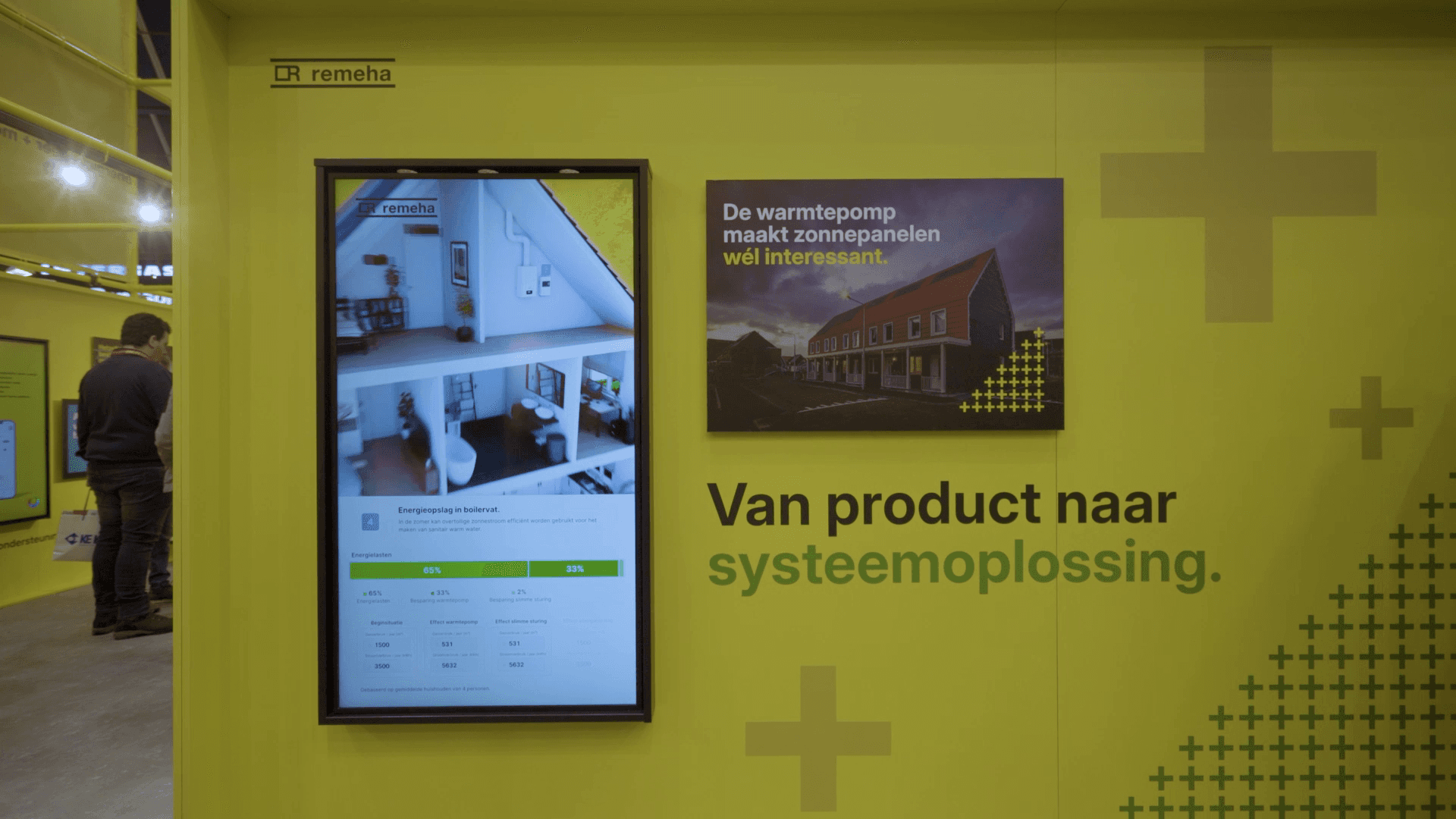 Remeha Visualisaties tijdens beurs