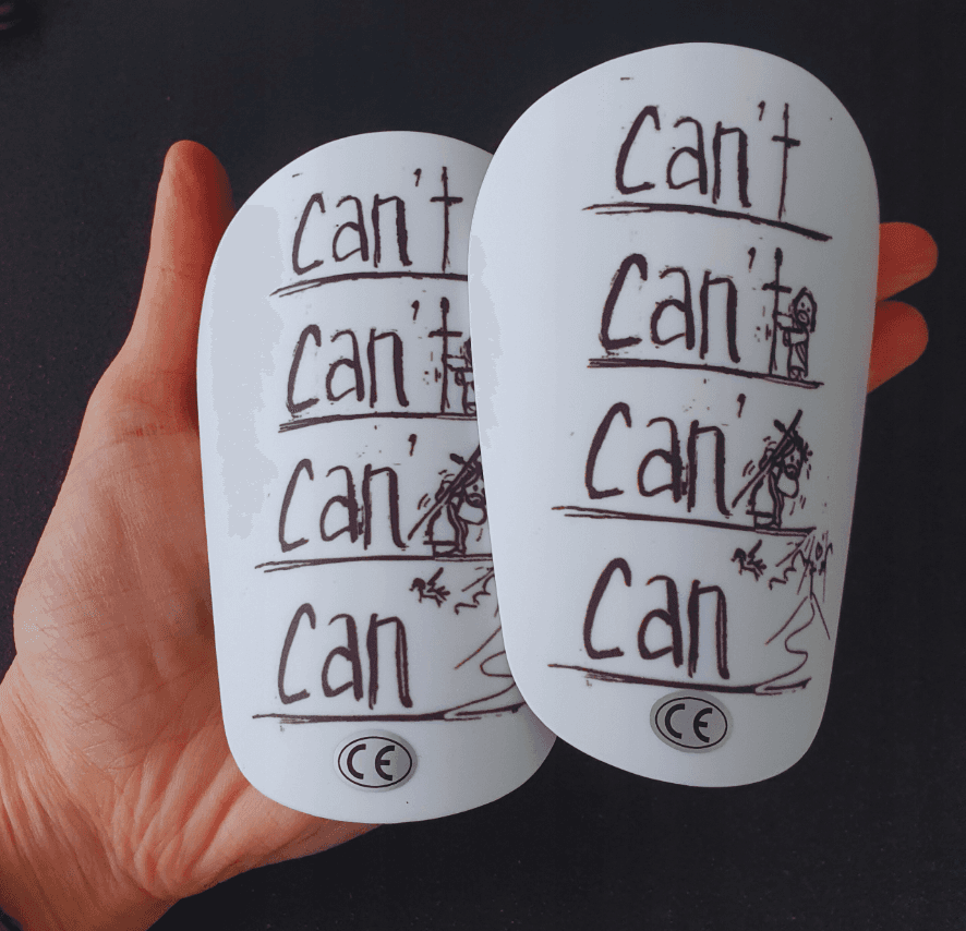 ochraniacze piłkarskie can't 10x6