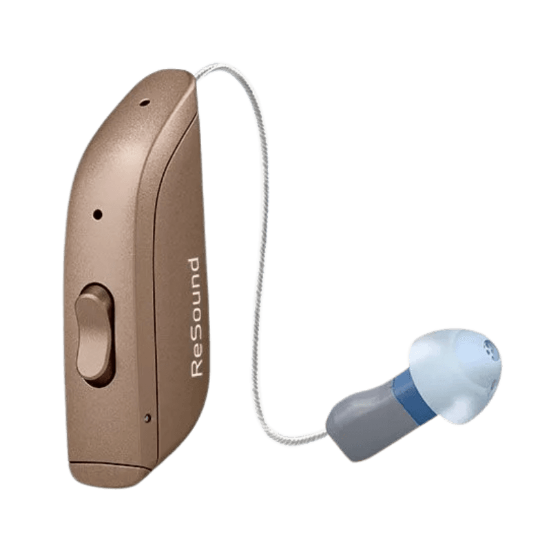 Micro-contour d’oreille Resound Nexia 4-62 DRWT à pile 13, appareil auditif Classe 1, entièrement remboursé. Prenez rendez-vous chez Audio Pour Tous.