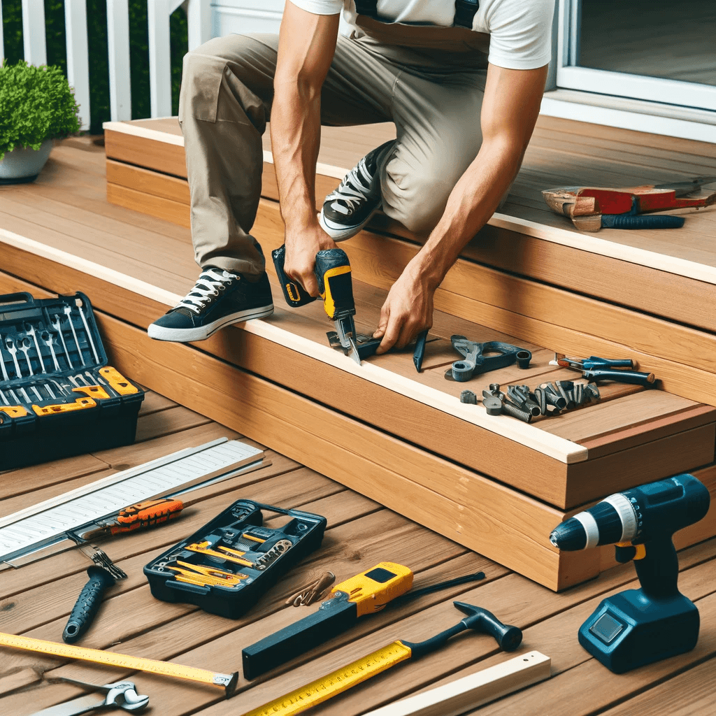 Repairing or Replacing Deck Stairs