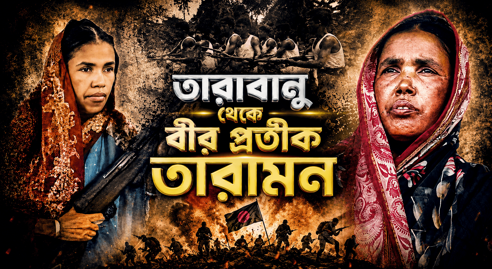 কিংবদন্তী বীর প্রতীক তারামন বিবি – ১৩ বছর বয়সে ধরেছিলেন রণাঙ্গনের স্টেনগান