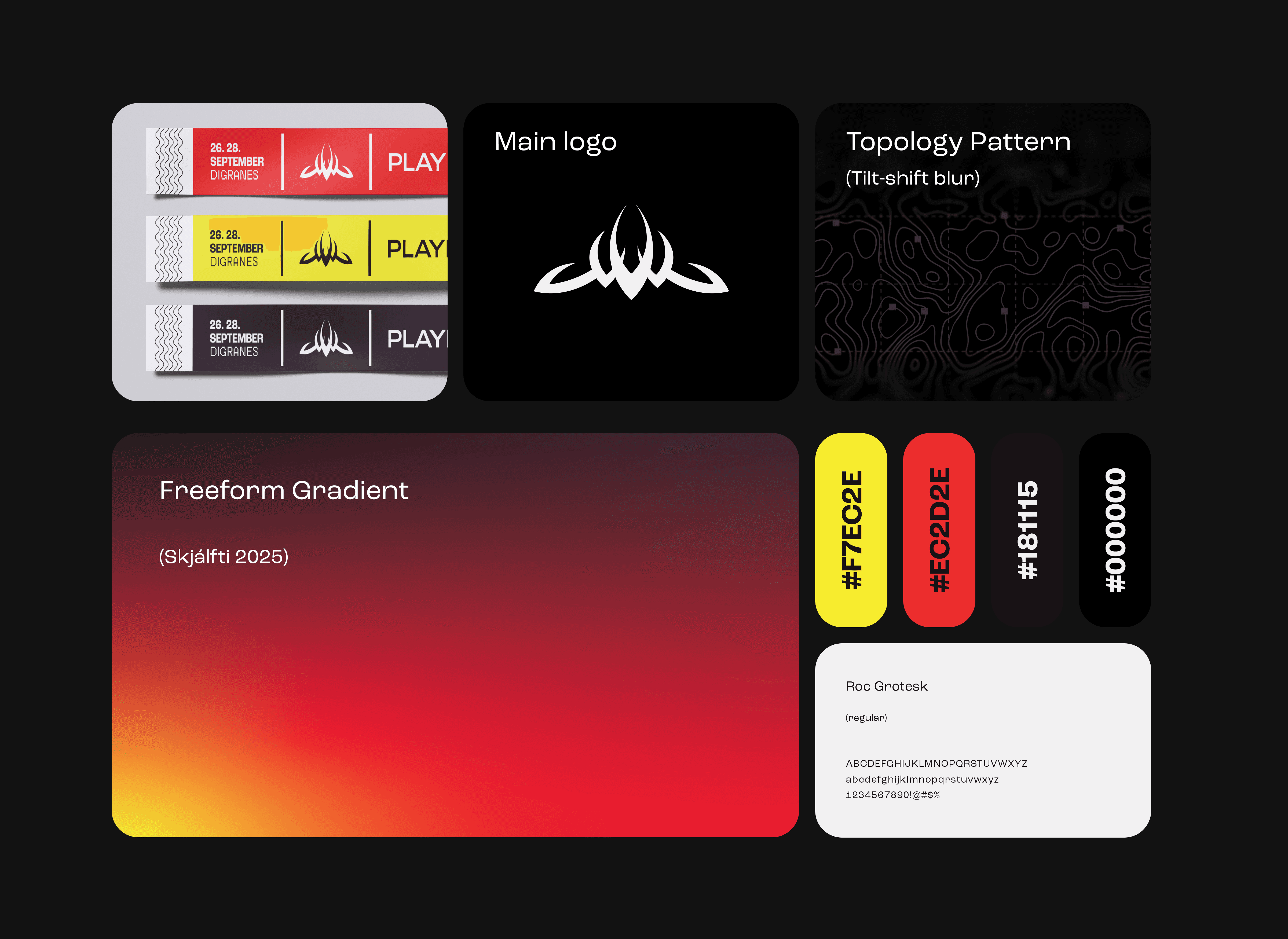 Skjálfti 2025 Type-Animation