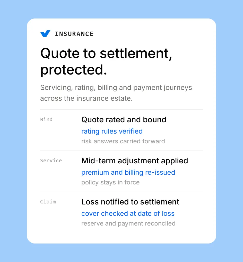 Insurance Application Testing