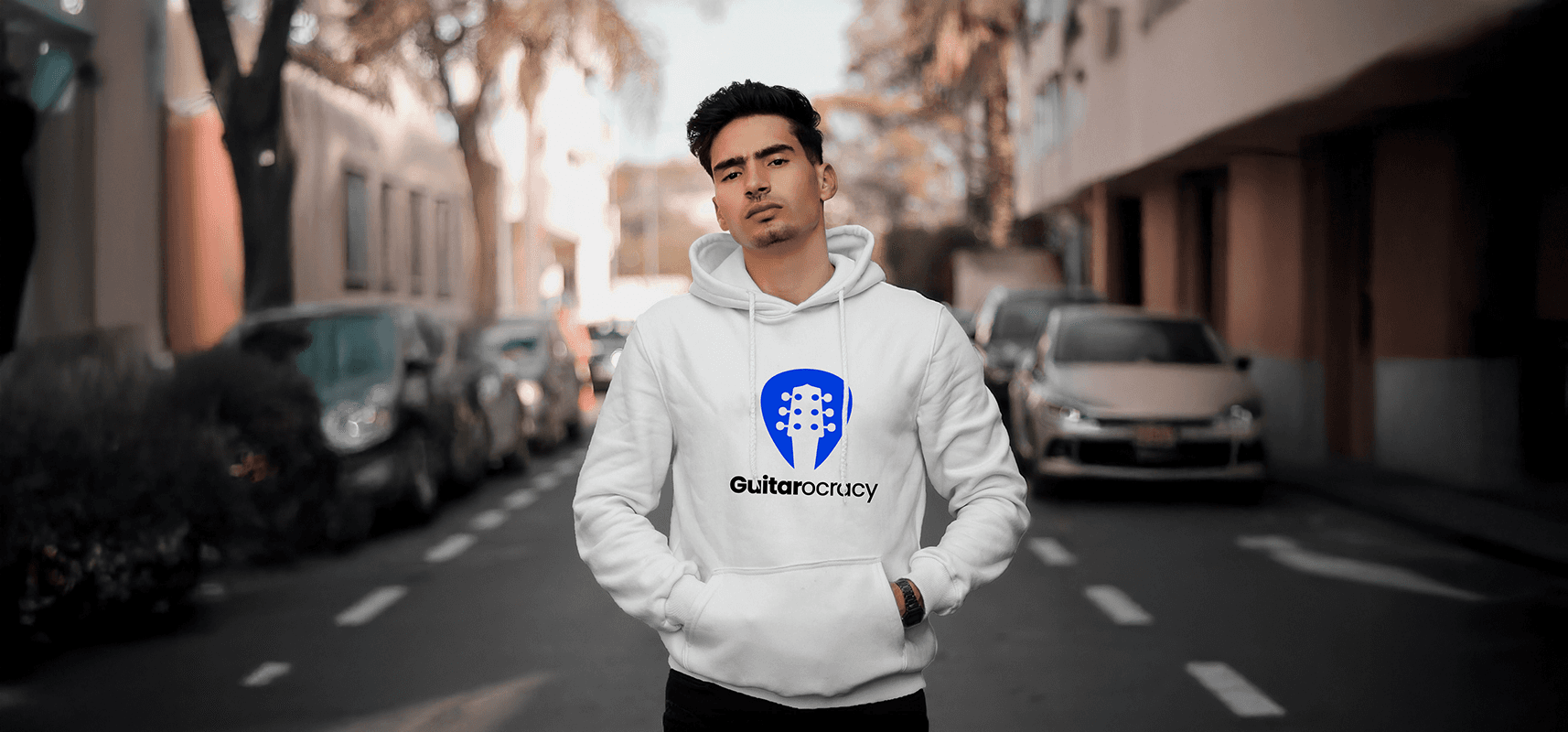 Guitarocracy promotional hoodie