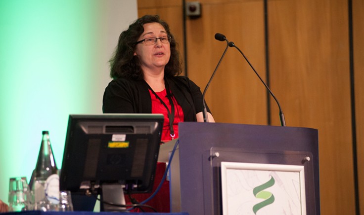 Tonya Jackson, Global Product Manager at Sigma-Aldrich speaking at SynBioBeta London 2015.