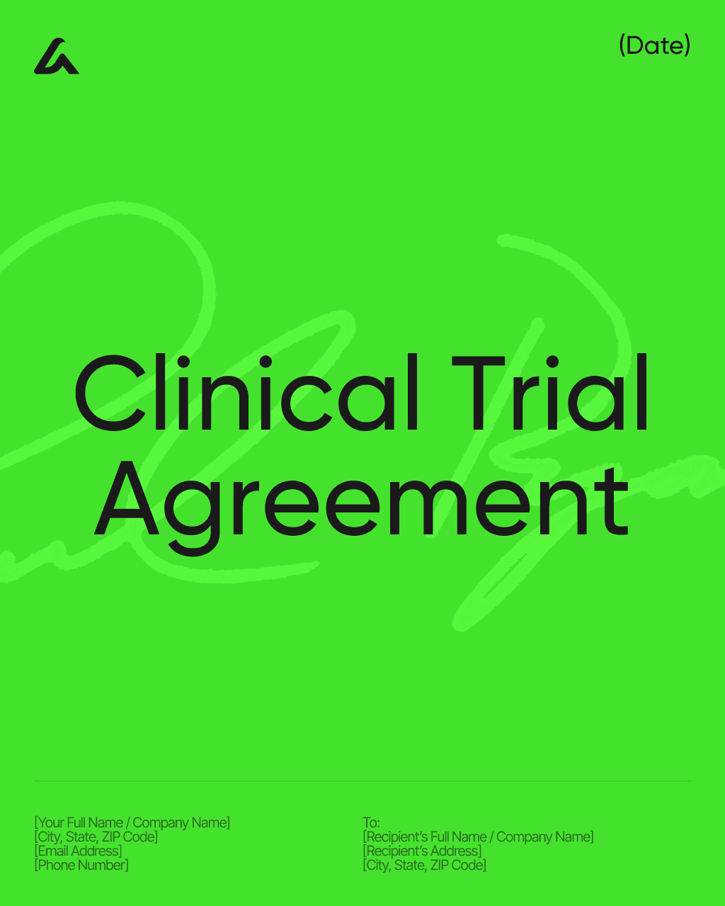 Clinical Trial Agreement 