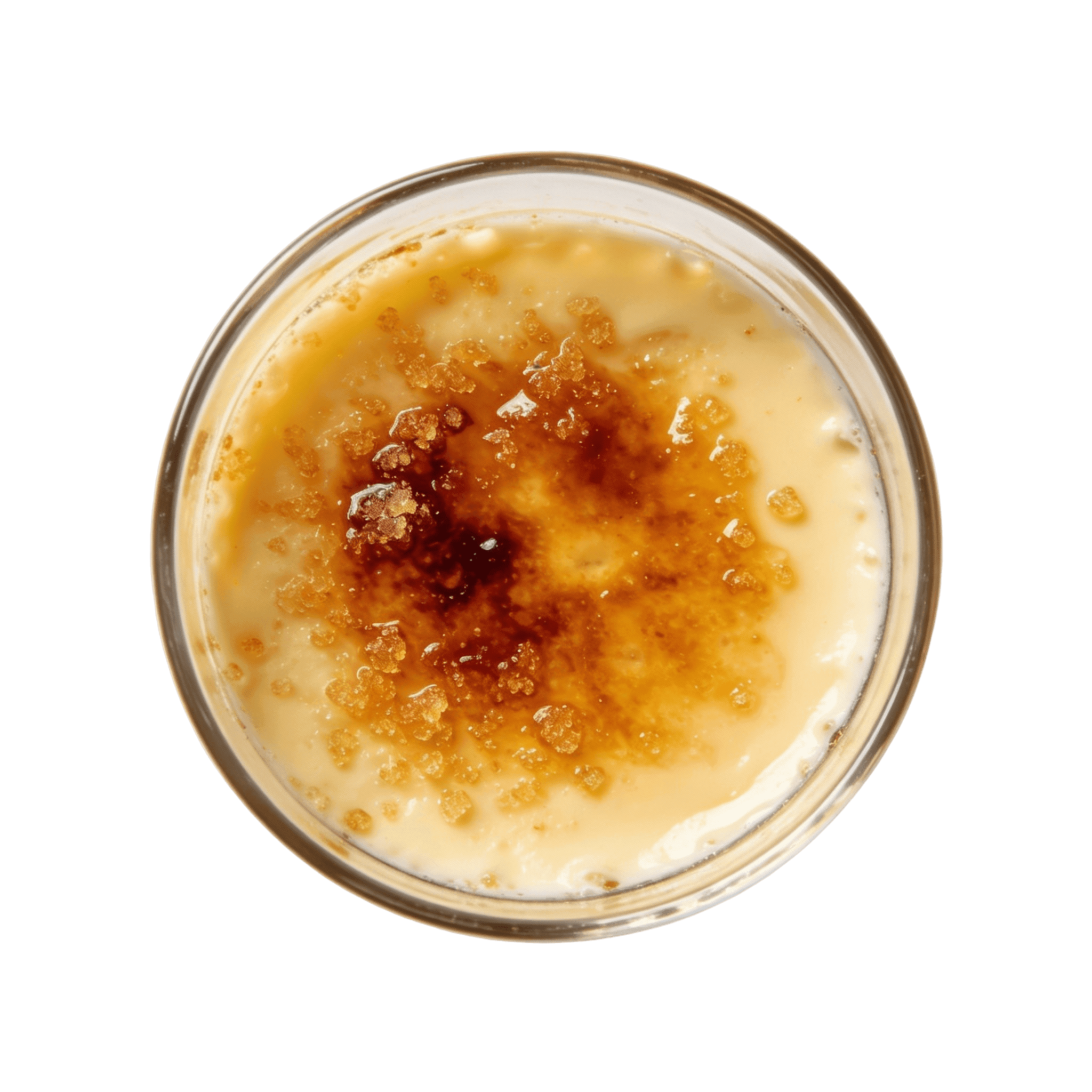 Vanilla Crème Brûlée, Caramelized Sugar