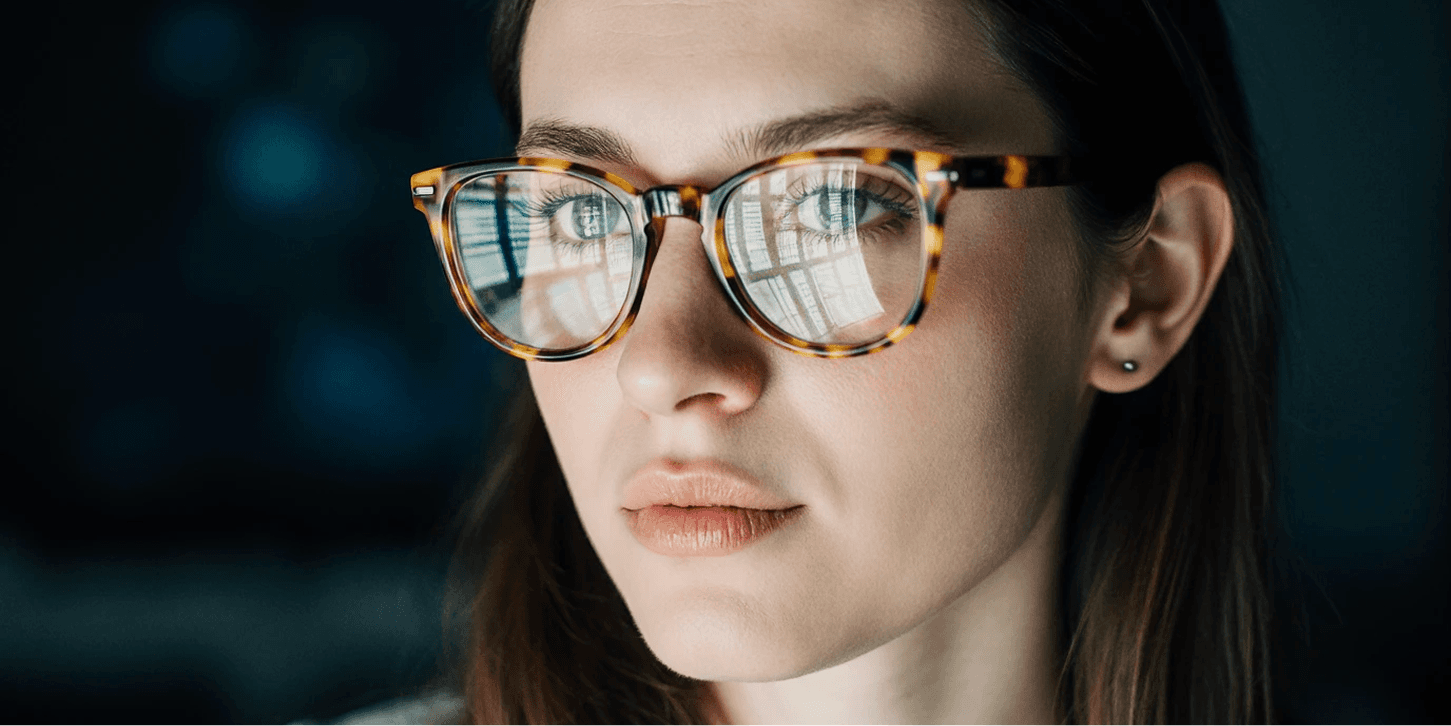 a blue abstract background with lines and curves