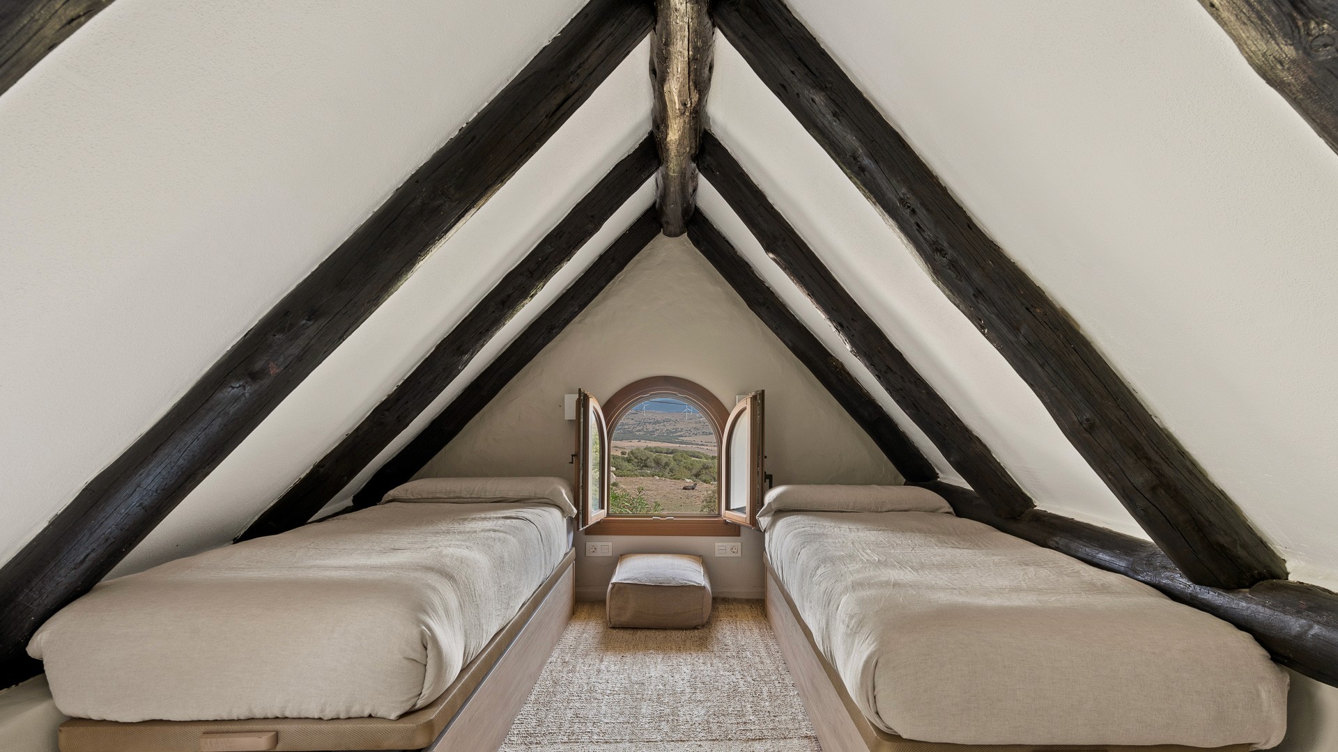 Master bedroom after renovation at Casa Náyade, luxury home in Istán near Marbella