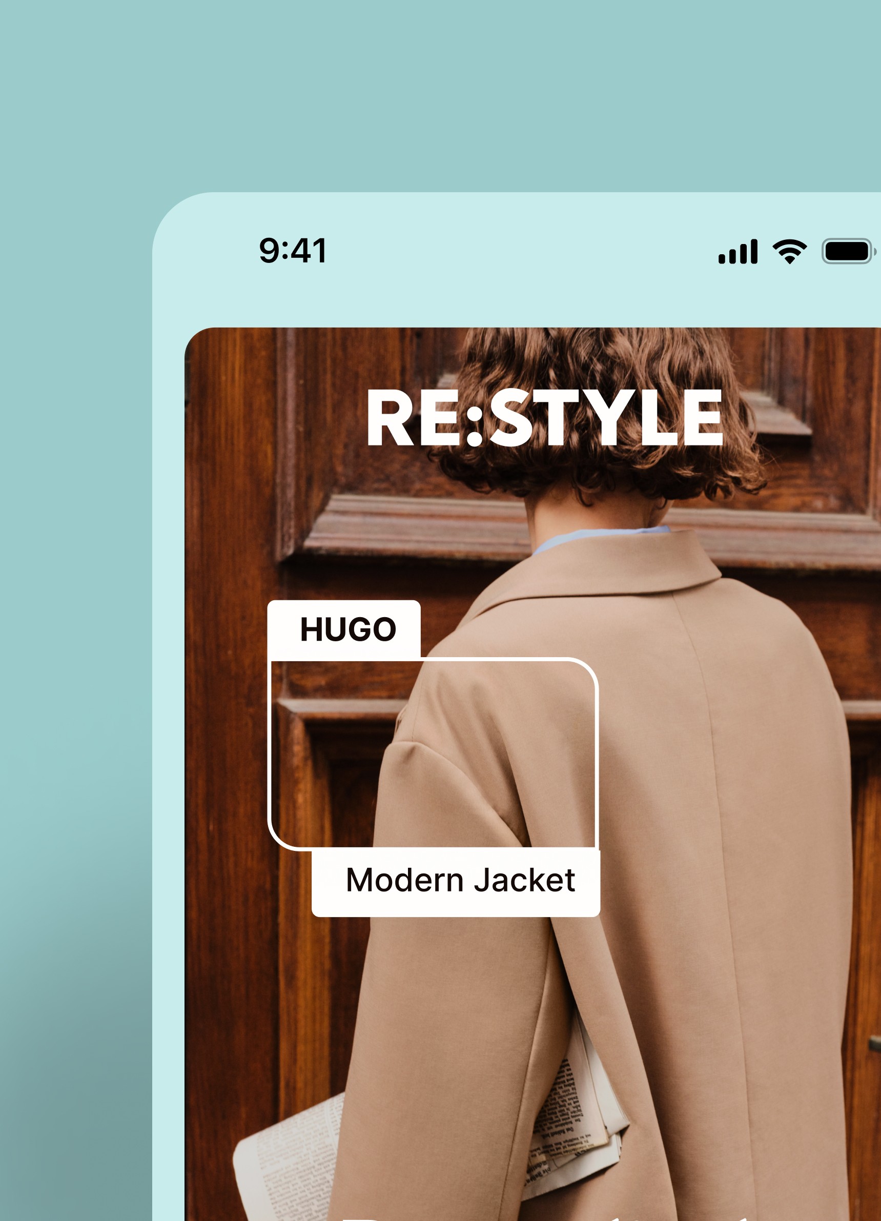 Re:Style app icon showcased on a mobile device