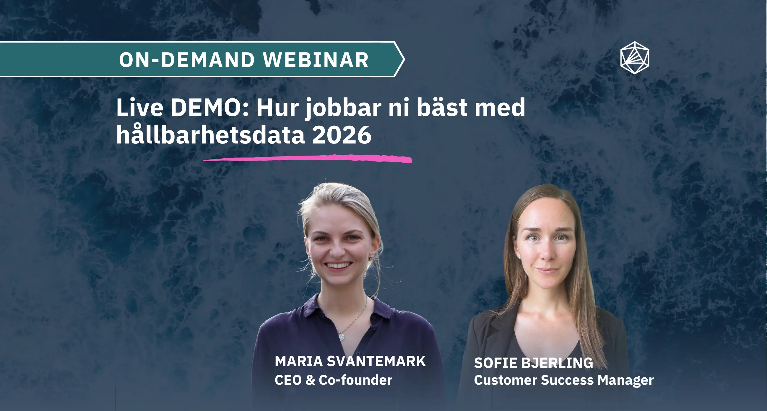 Vi guidar er genom SustainLabs plattform live. Ta kontroll över hållbarhetsdata från källa till färdigt nyckeltal, med lärdomar från rapporteringssäsongen.