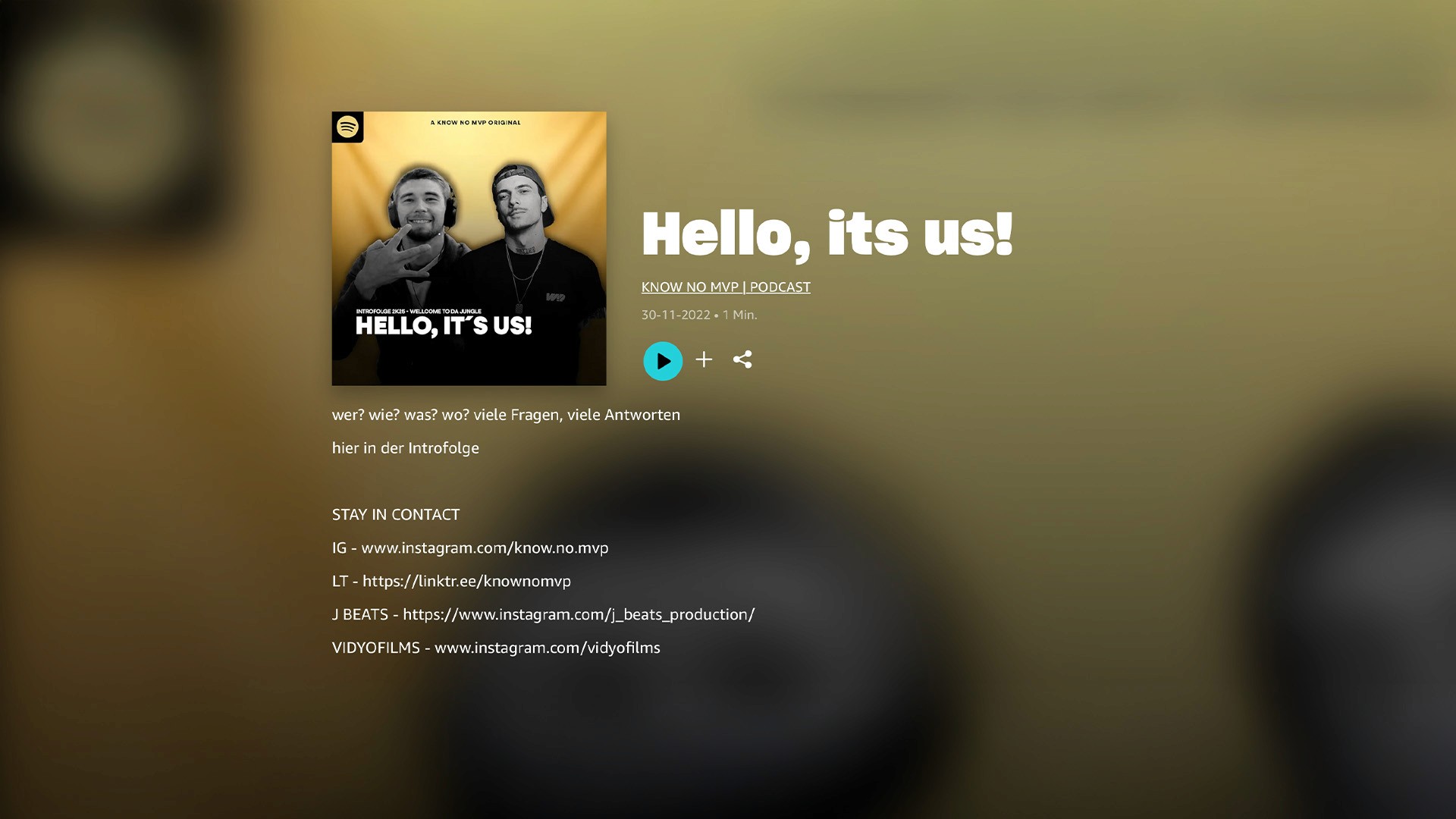 know no mvp podcast thumbnail amazon