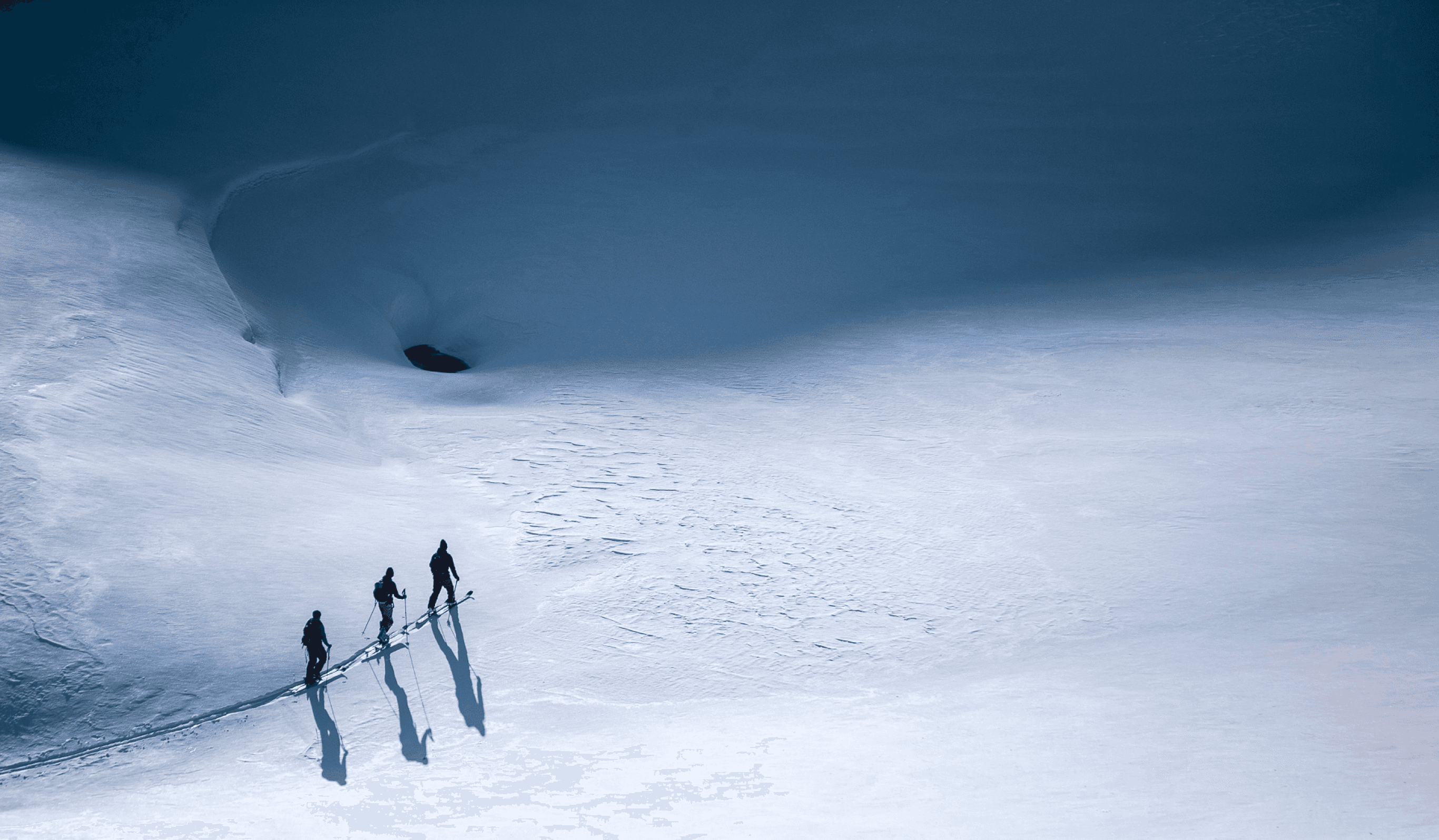 During a ski touring mission in East Europe
