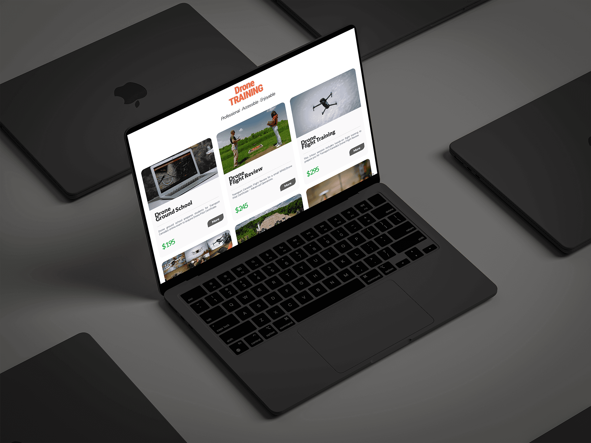 AlteX droneHUB website design for drone innovation and training