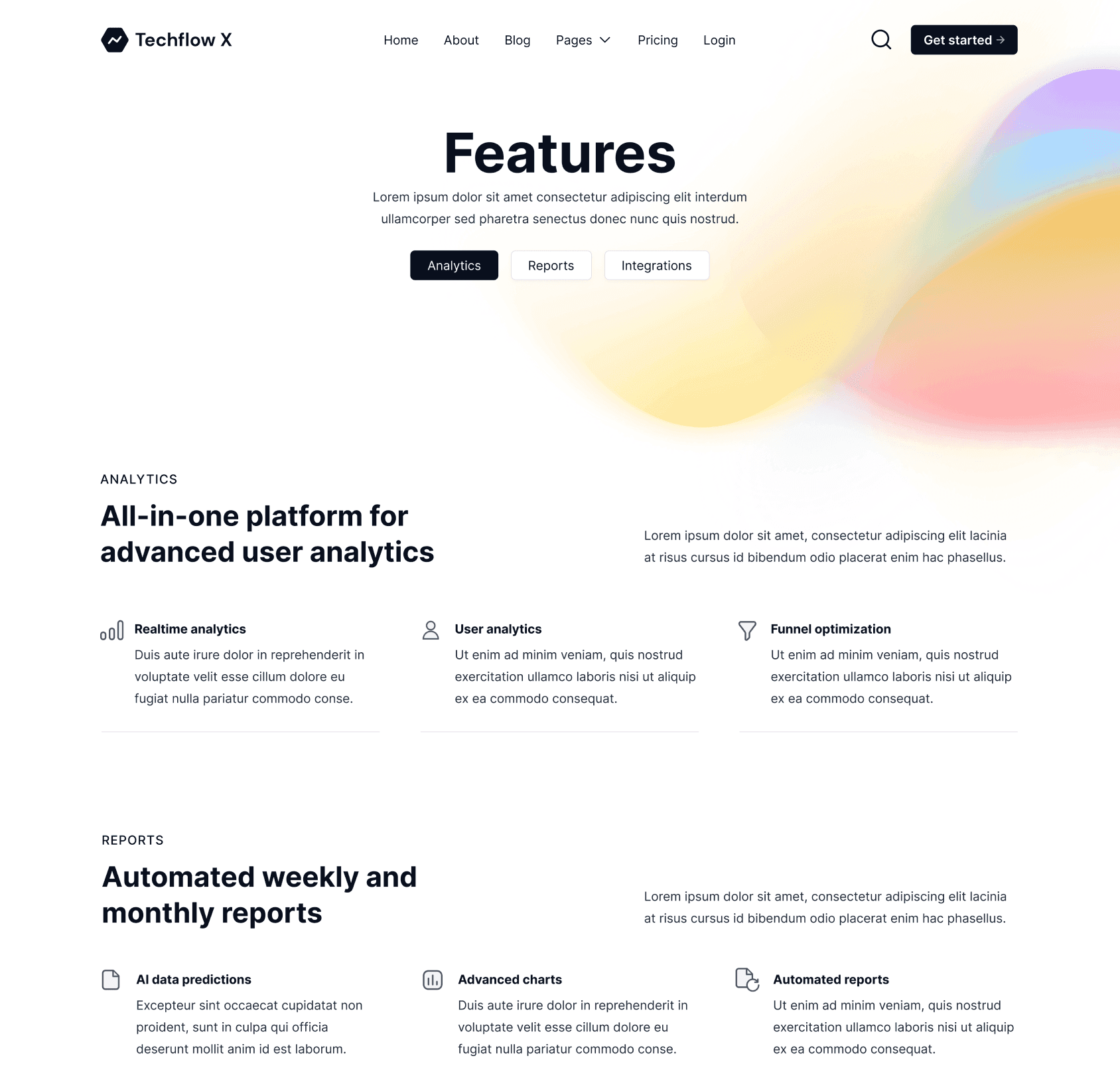 Invstor X - Home V1 Page - Investment Firm Framer Template