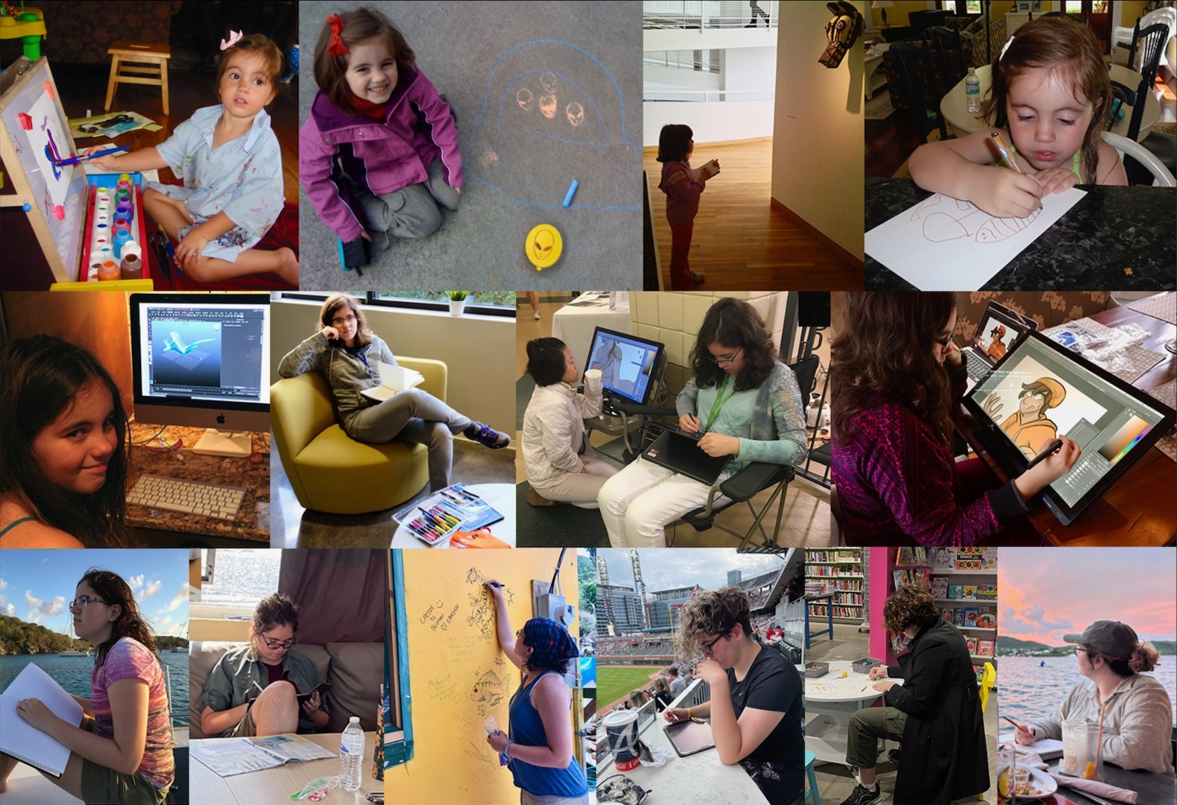 a building with persony windows