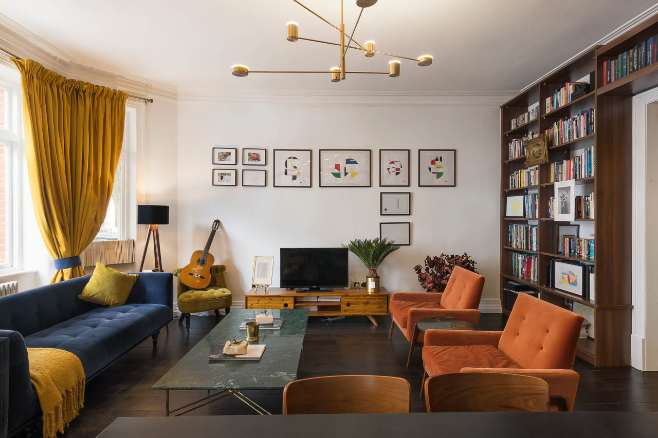 Close-up of joshua tree branches against a clear sky.