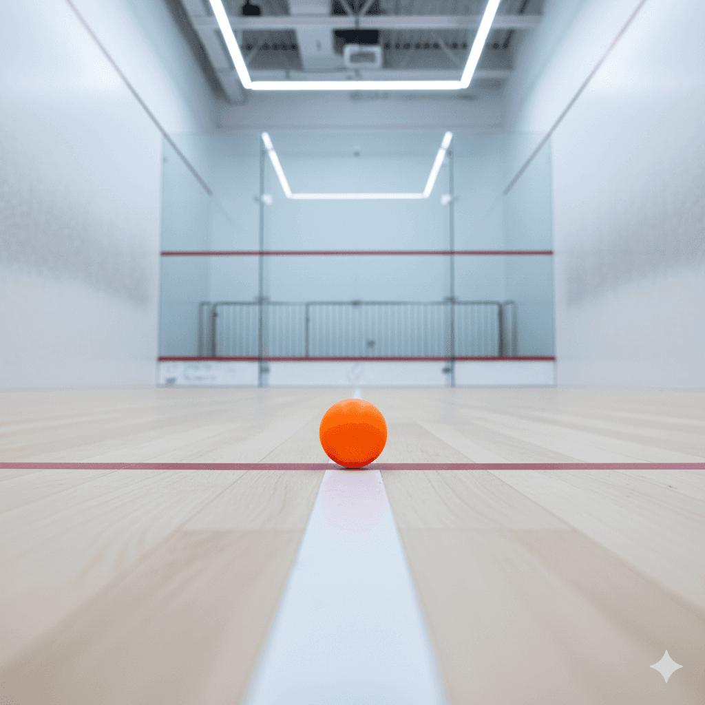 M3M Golf Mansions squash court sports facility.