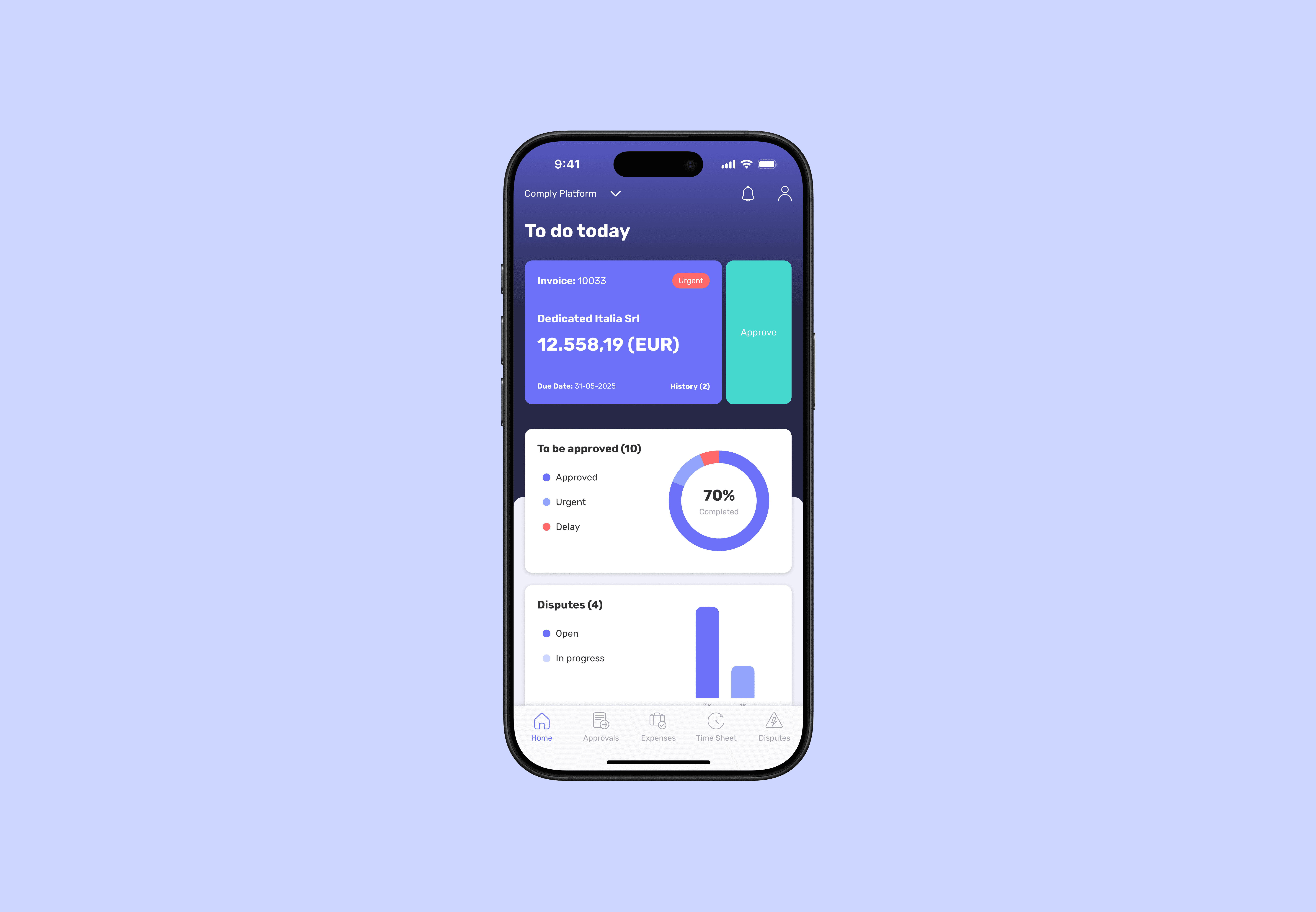 CFO / Finance Manager Dashboard
