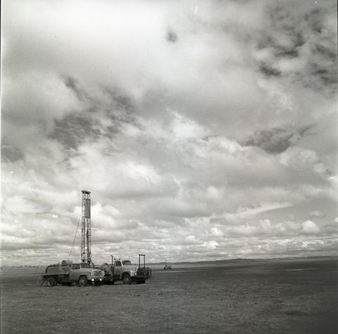 Prospección petrolera en Tierra del Fuego.