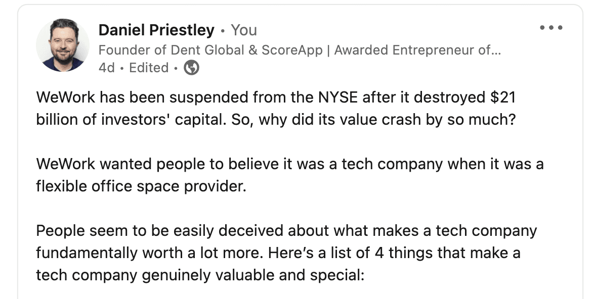LinkedIn Content