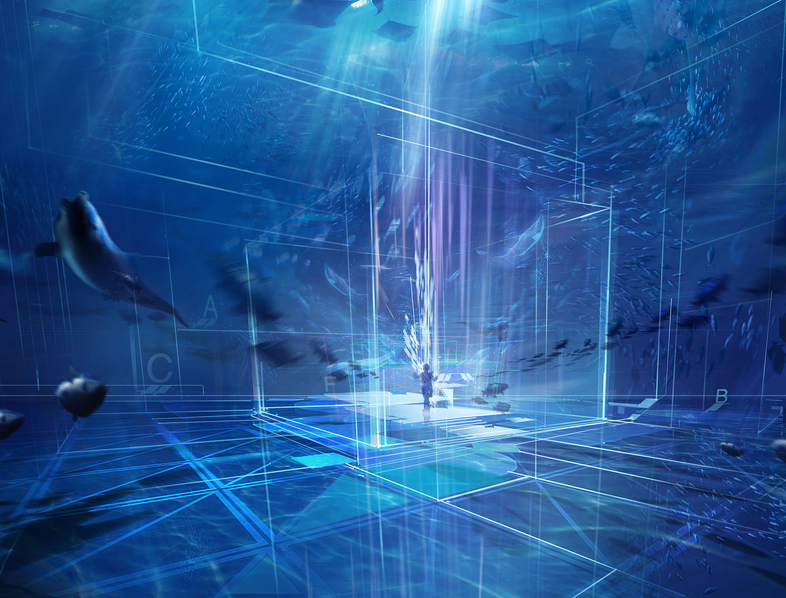 Additional work visual development – large-scale world-building concept