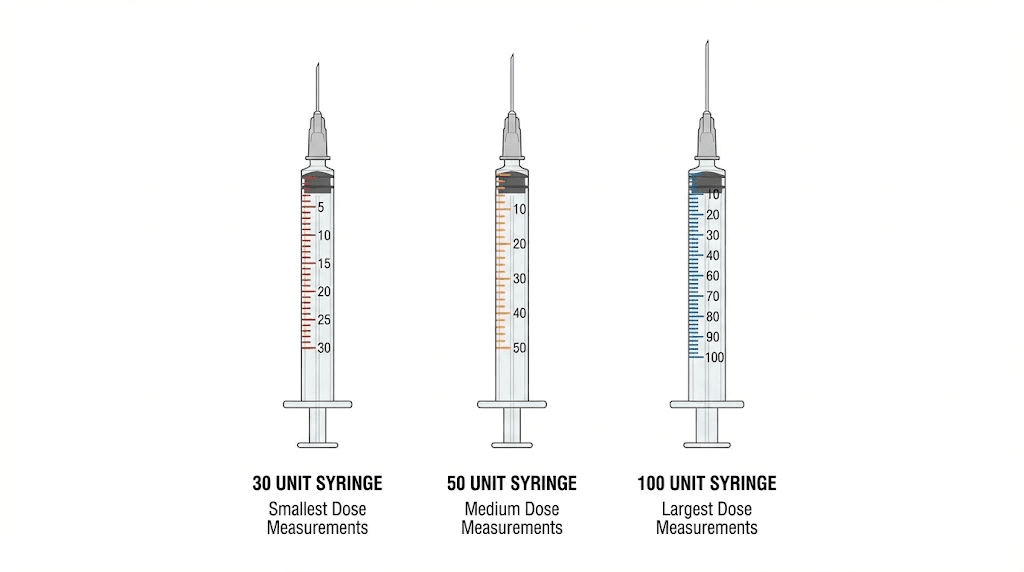 Insulin syringe sizes for semaglutide dosing comparison guide