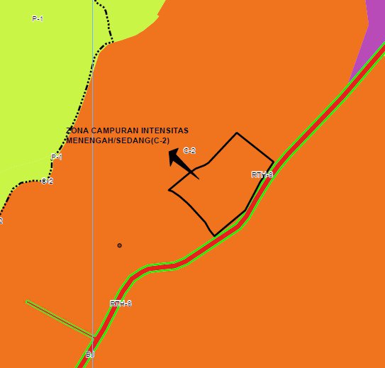 821 m² land plot in Canggu, Leasehold 28 years