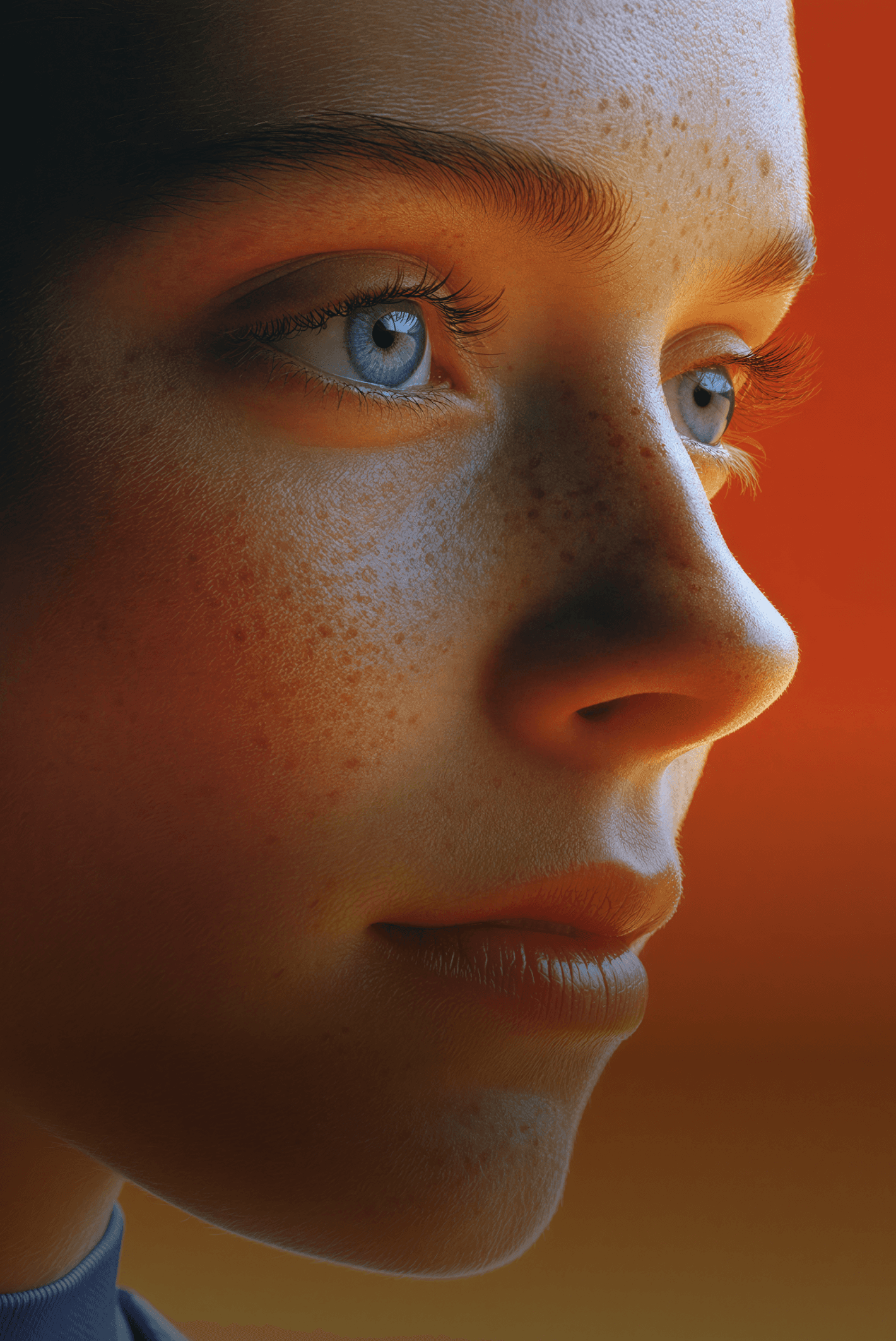 Women in Orange BG