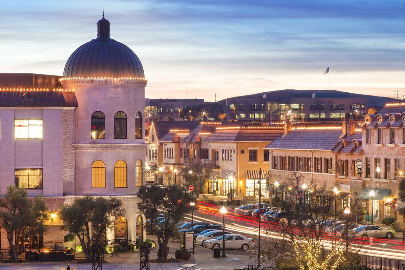 El Dorado Hills Town Center next to Milestone, Southfrok and Brickyard. 