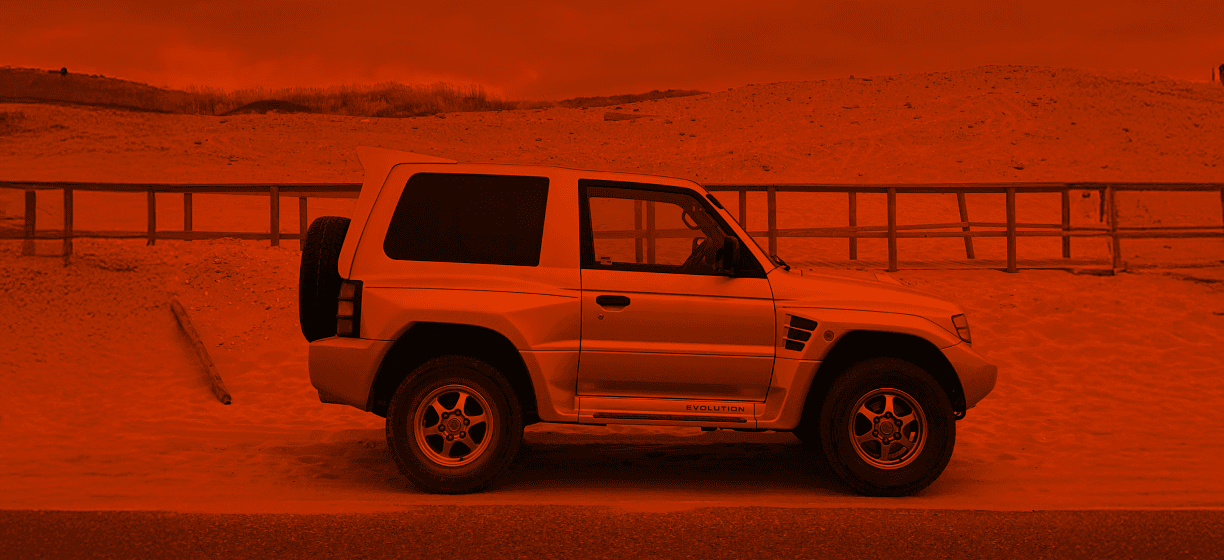 Mitsubishi Pajero Evolution detail