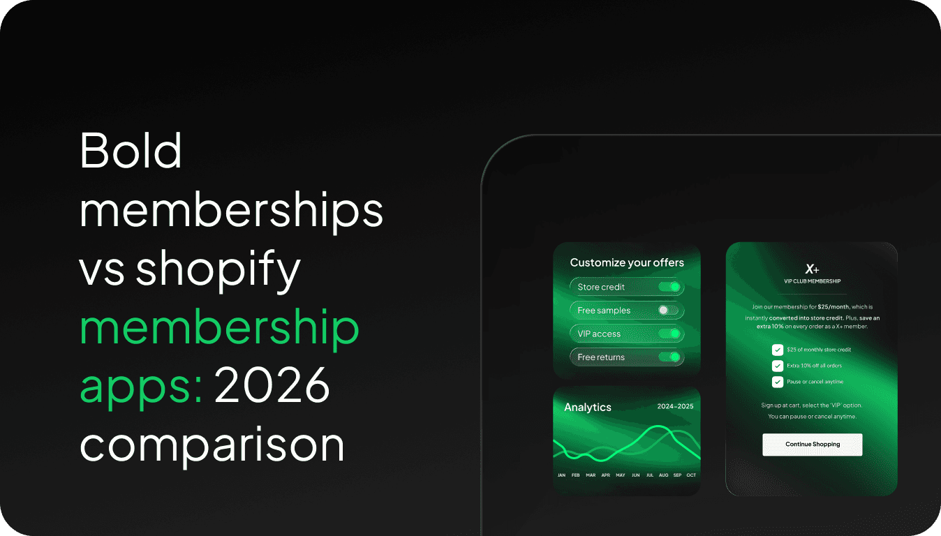 Best Shopify membership apps dashboard showing recurring revenue growth and customer retention analytics for DTC brands