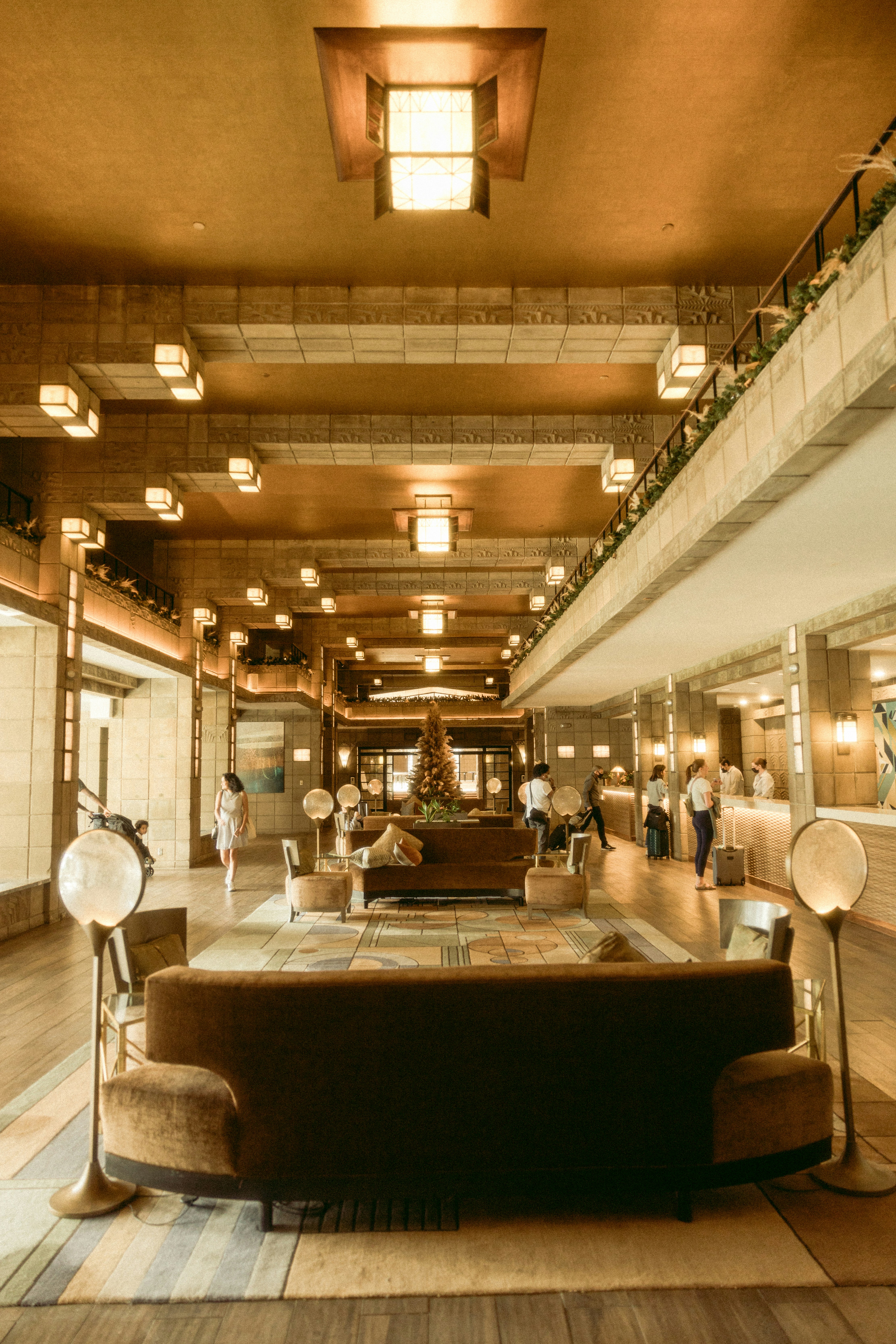 Interior Open-Plan Hotel Room