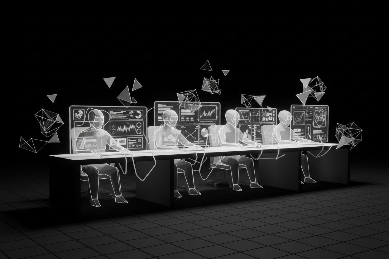 Team analyzing marketing data