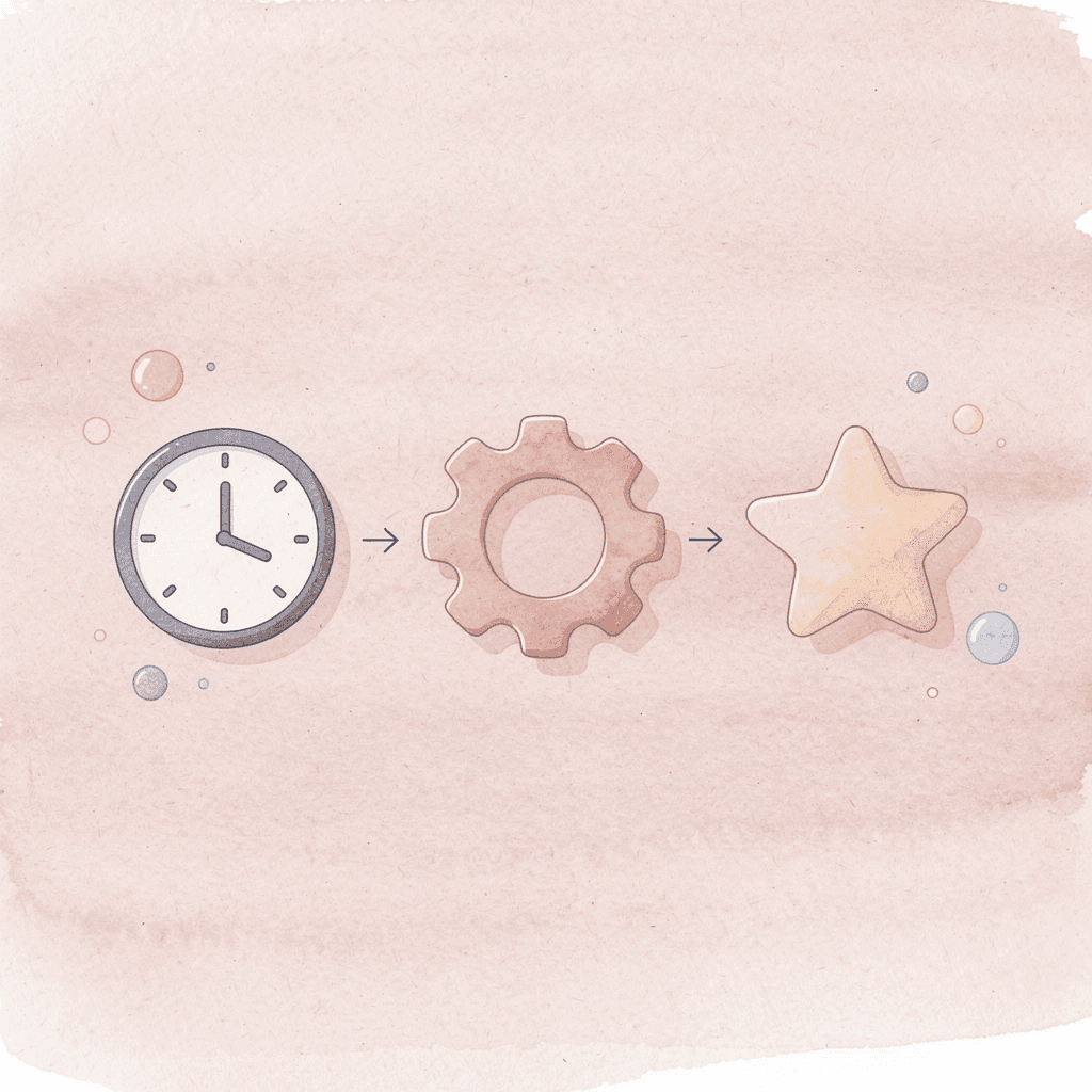 Three icons showing daily drills, AI conversations, and voice feedback