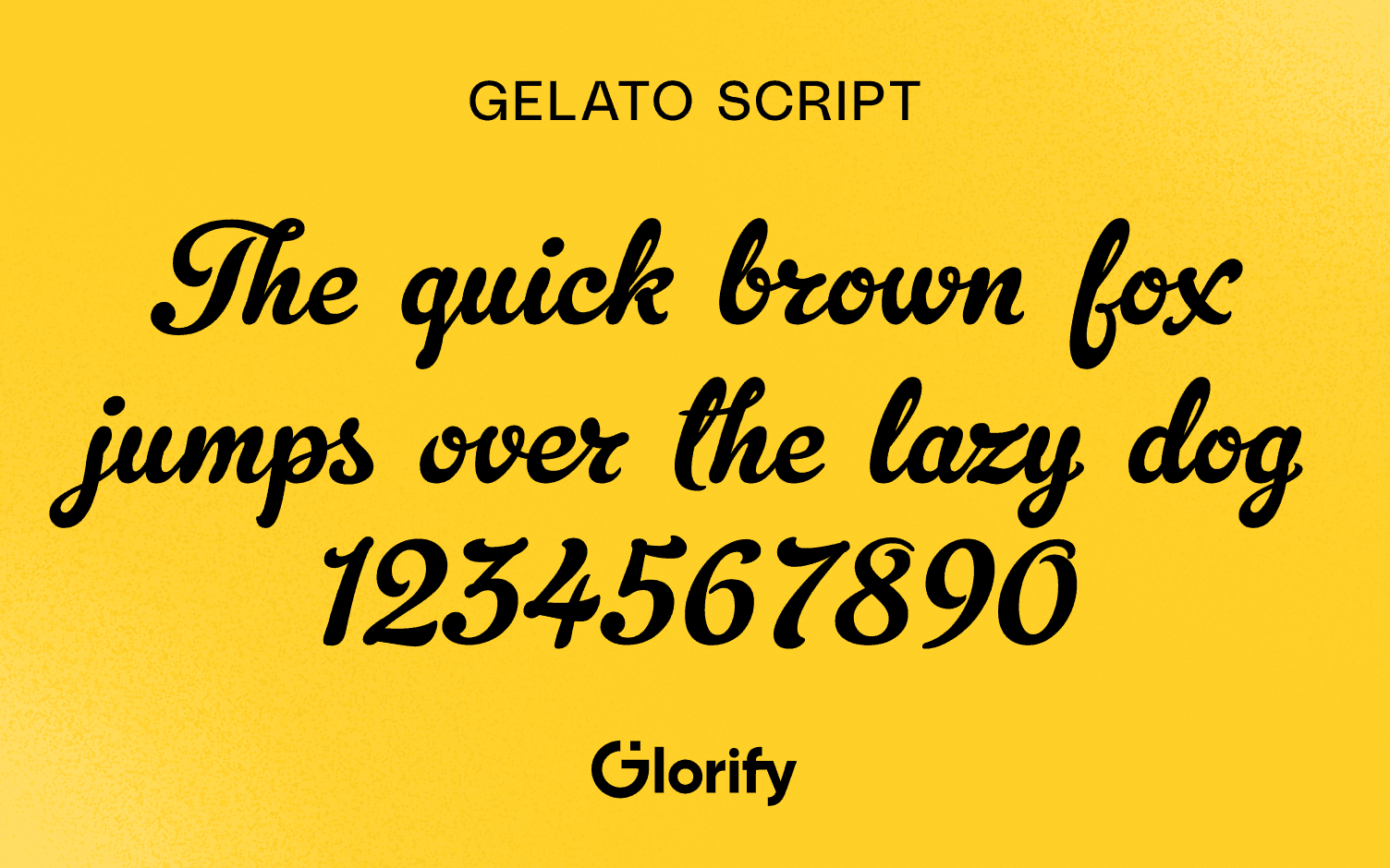 Gelato Script Cursive font