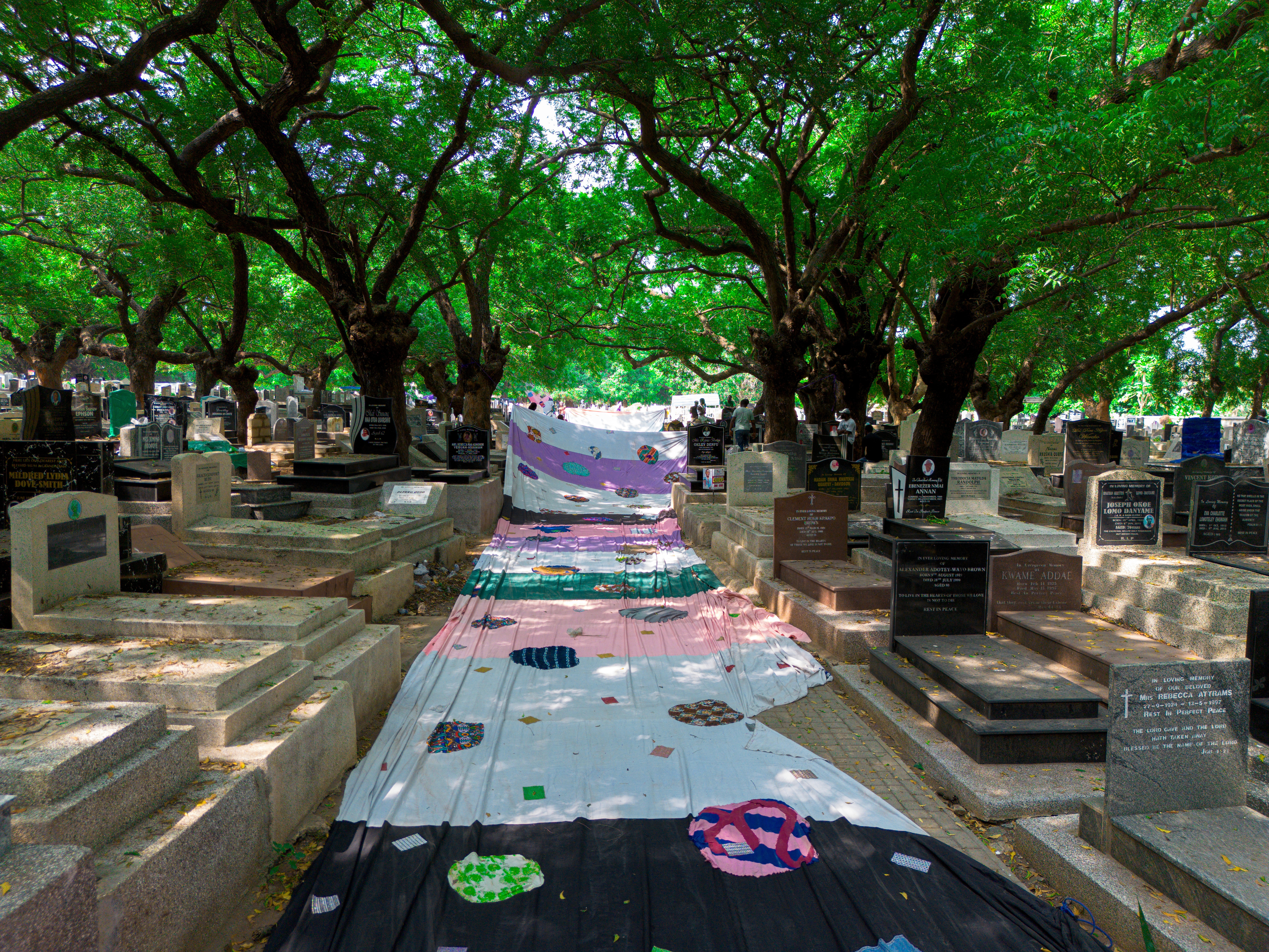 HOW TO HEAL A B-R-O-K-E-N WORLD – Cemetery of Belongings, Emmanuel Aggrey Tieku, Osu Cemetery, Accra, Ghana, uncommissioned, 2025