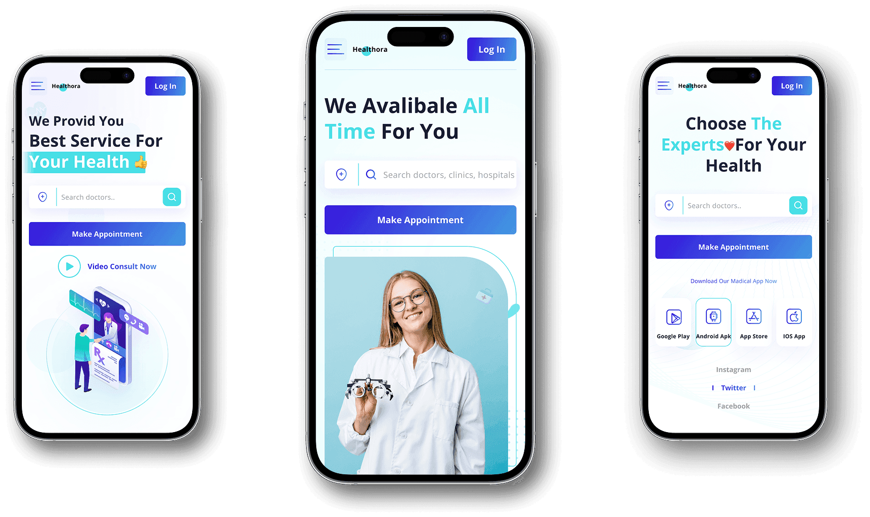Mobile mockups