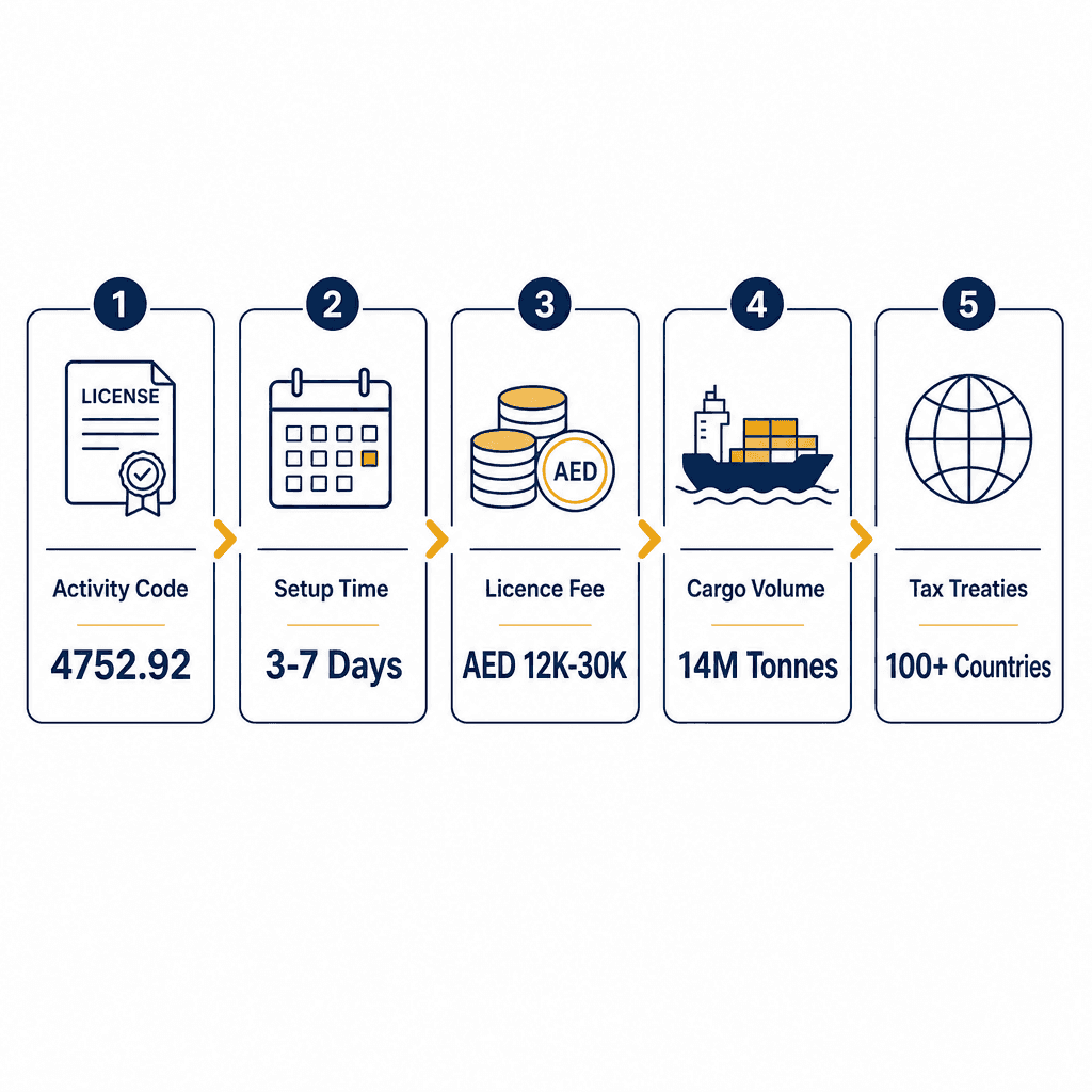 Infographic: Apply for a Industrial Sponge Trading License in Dubai