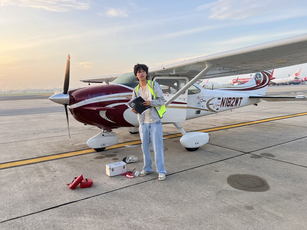Geneva Switzerland Plane with Filmmaker Dylan Iten and Pilot Ethan Guo