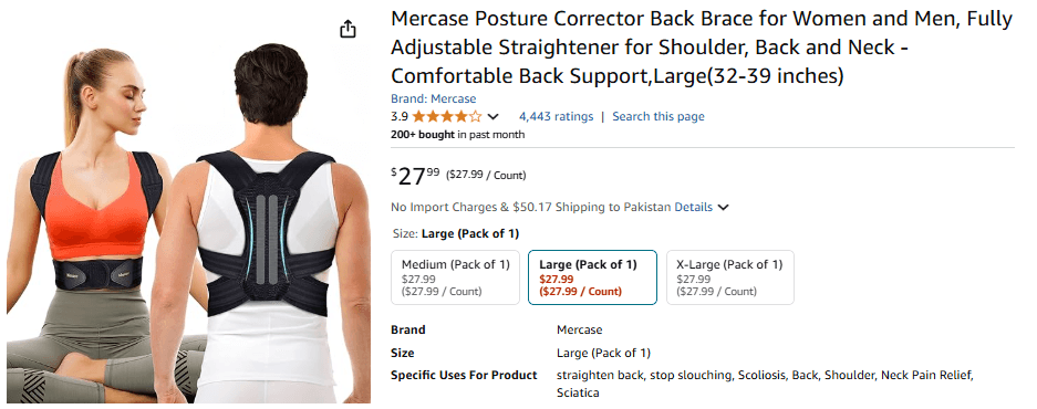 Posture Solutions - Posture Correction Device