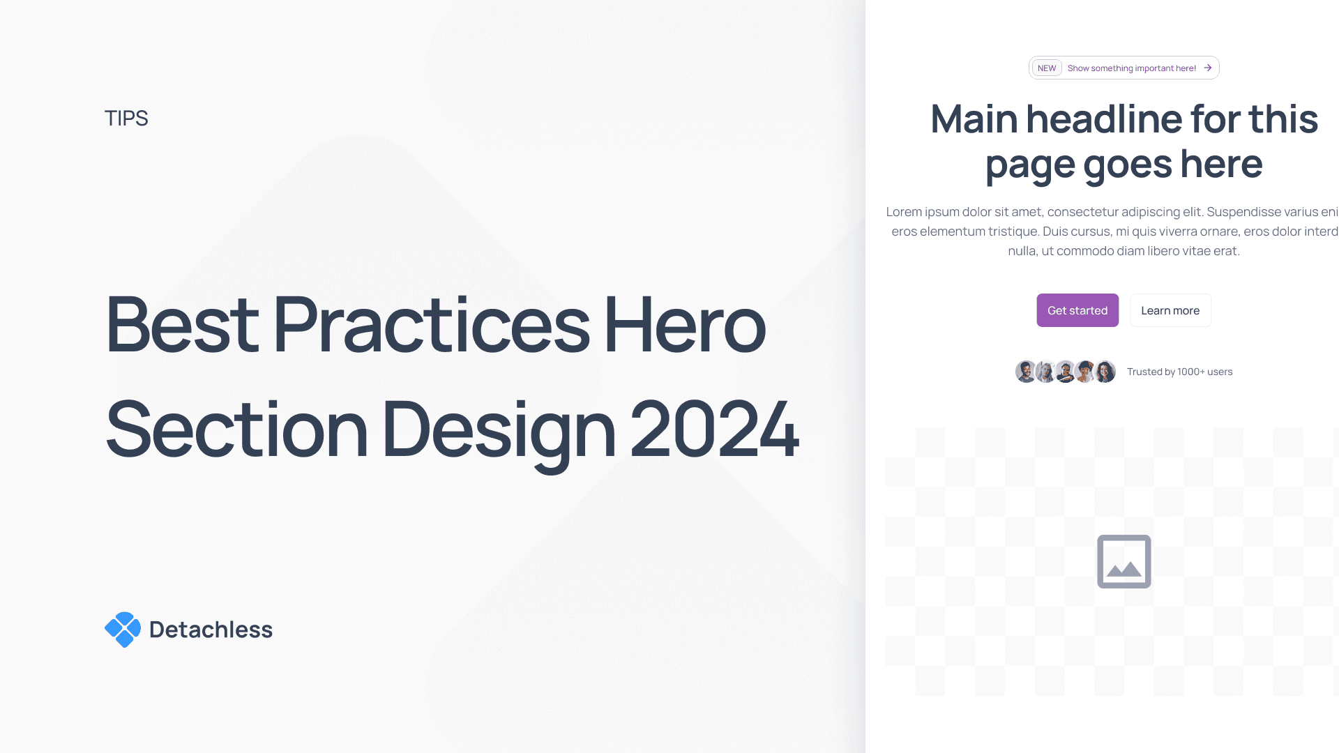 Best Practices Hero Section Design 2024