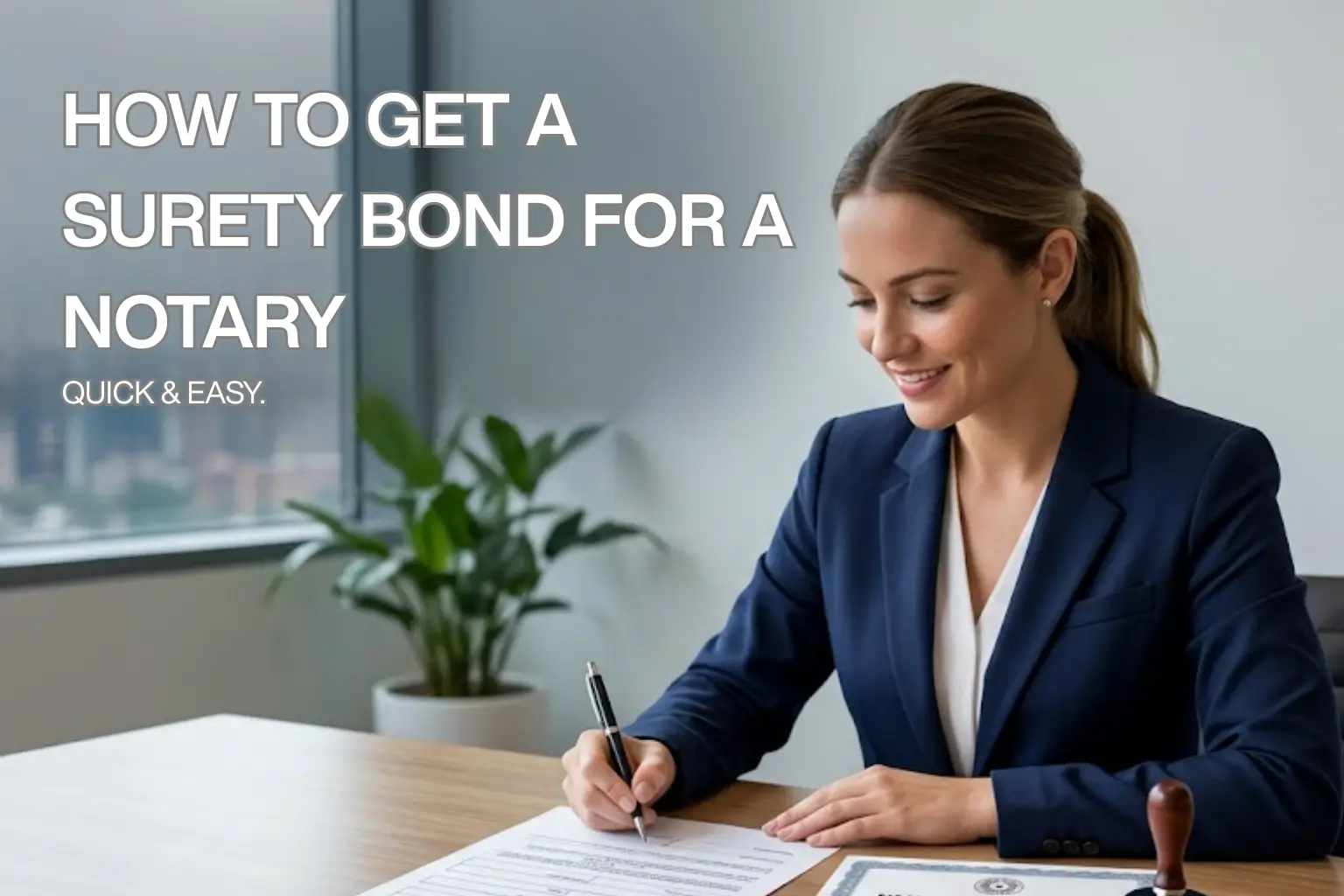 How to get a surety bond for a notary