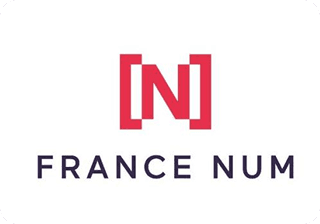 logo avec dégradé en fond