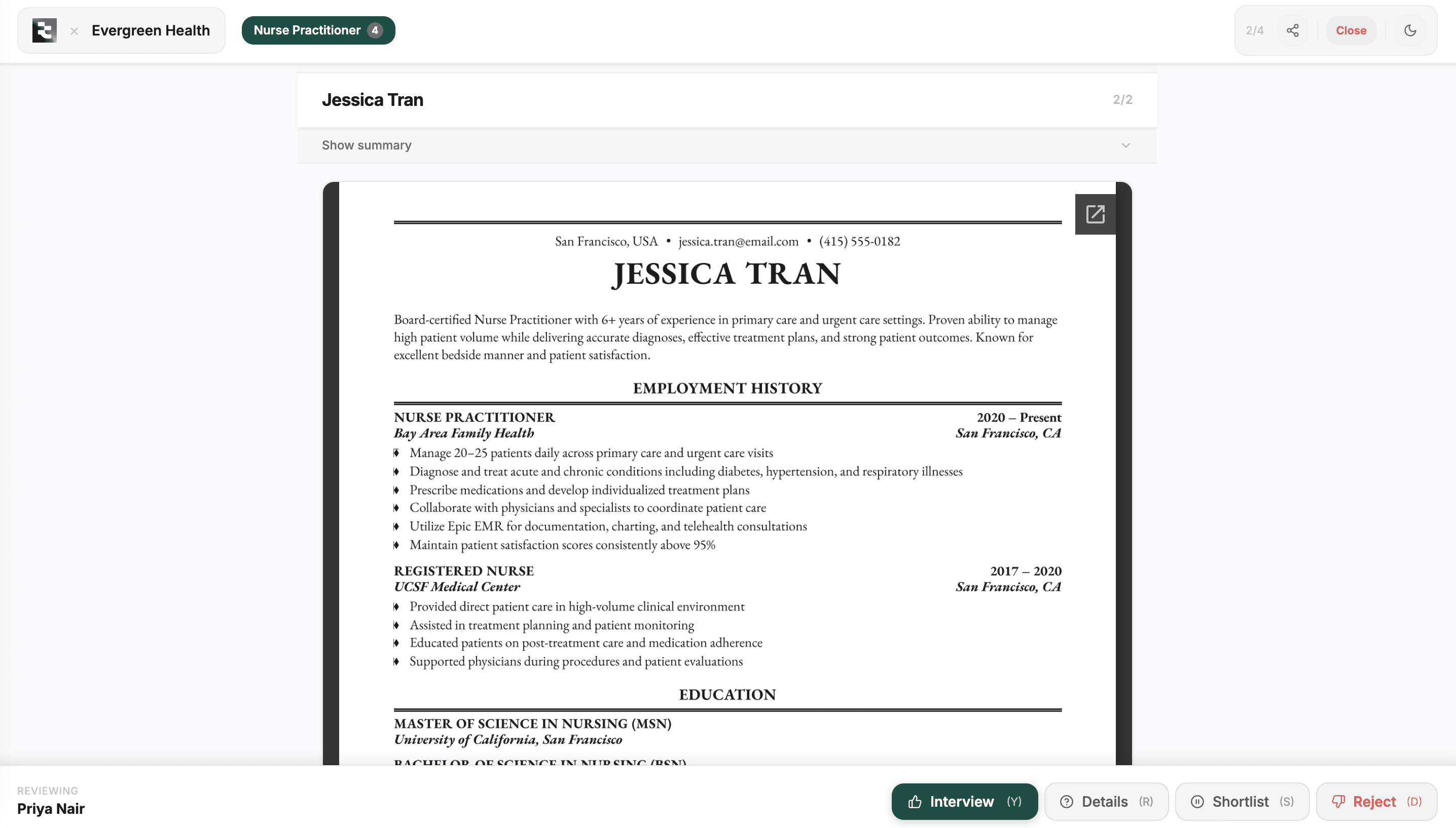 A mockup of Freelio's mobile app