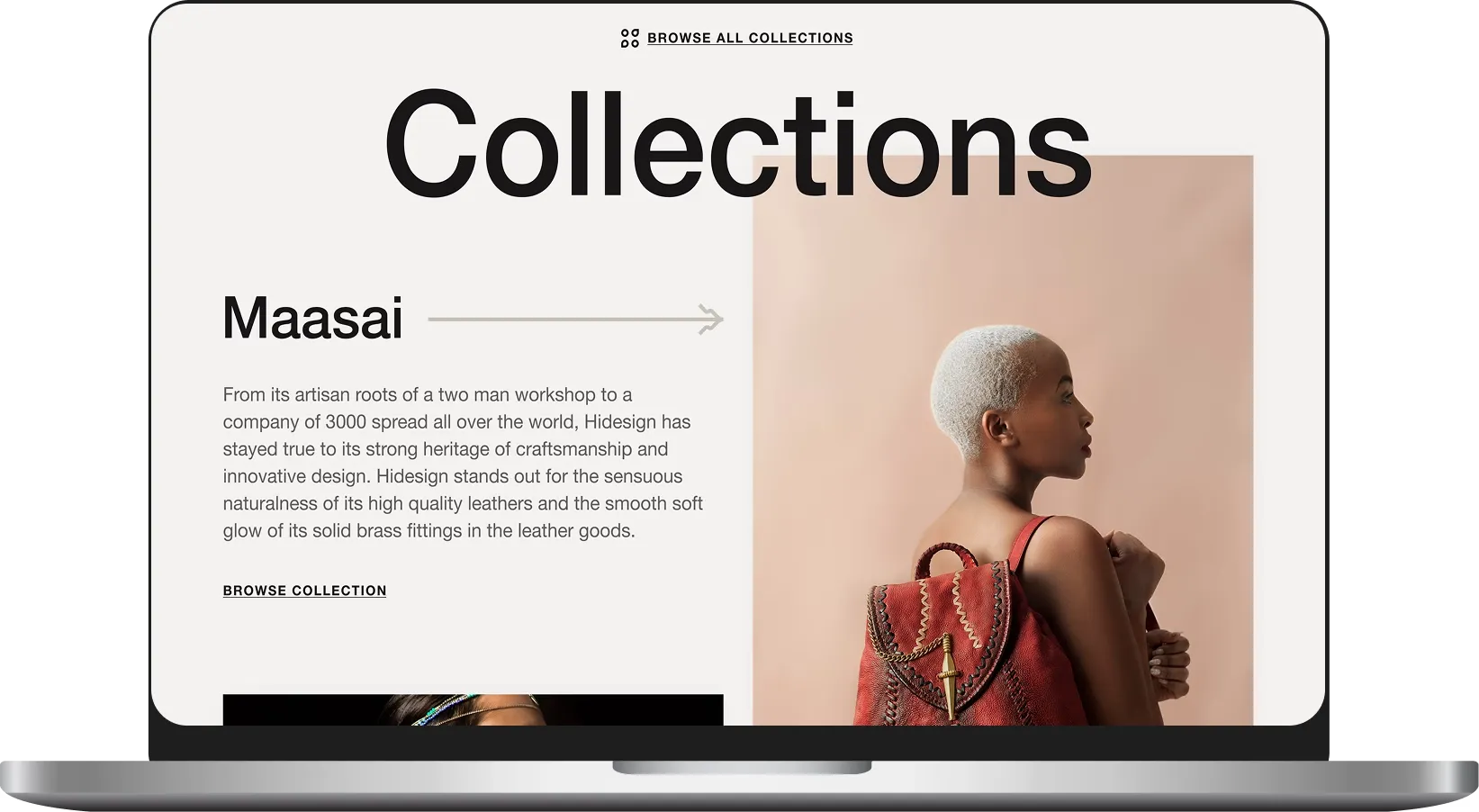 laptop website example