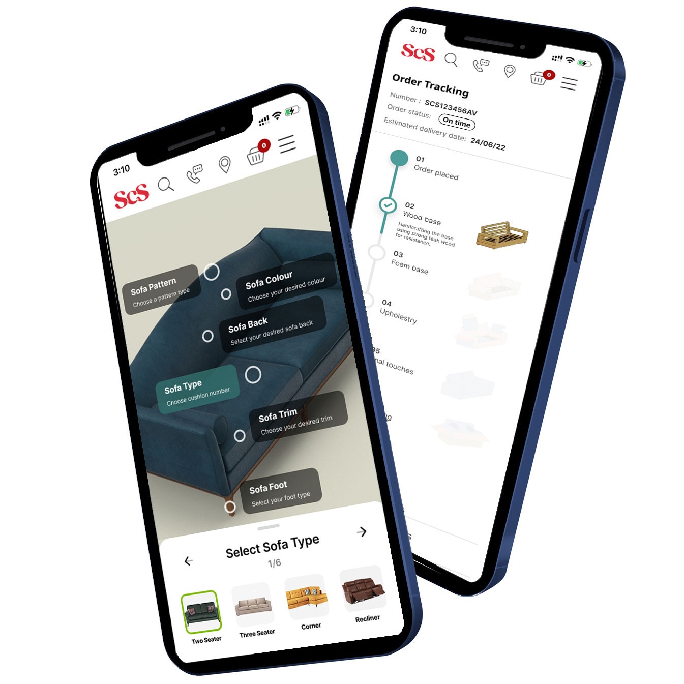customization page mockup
