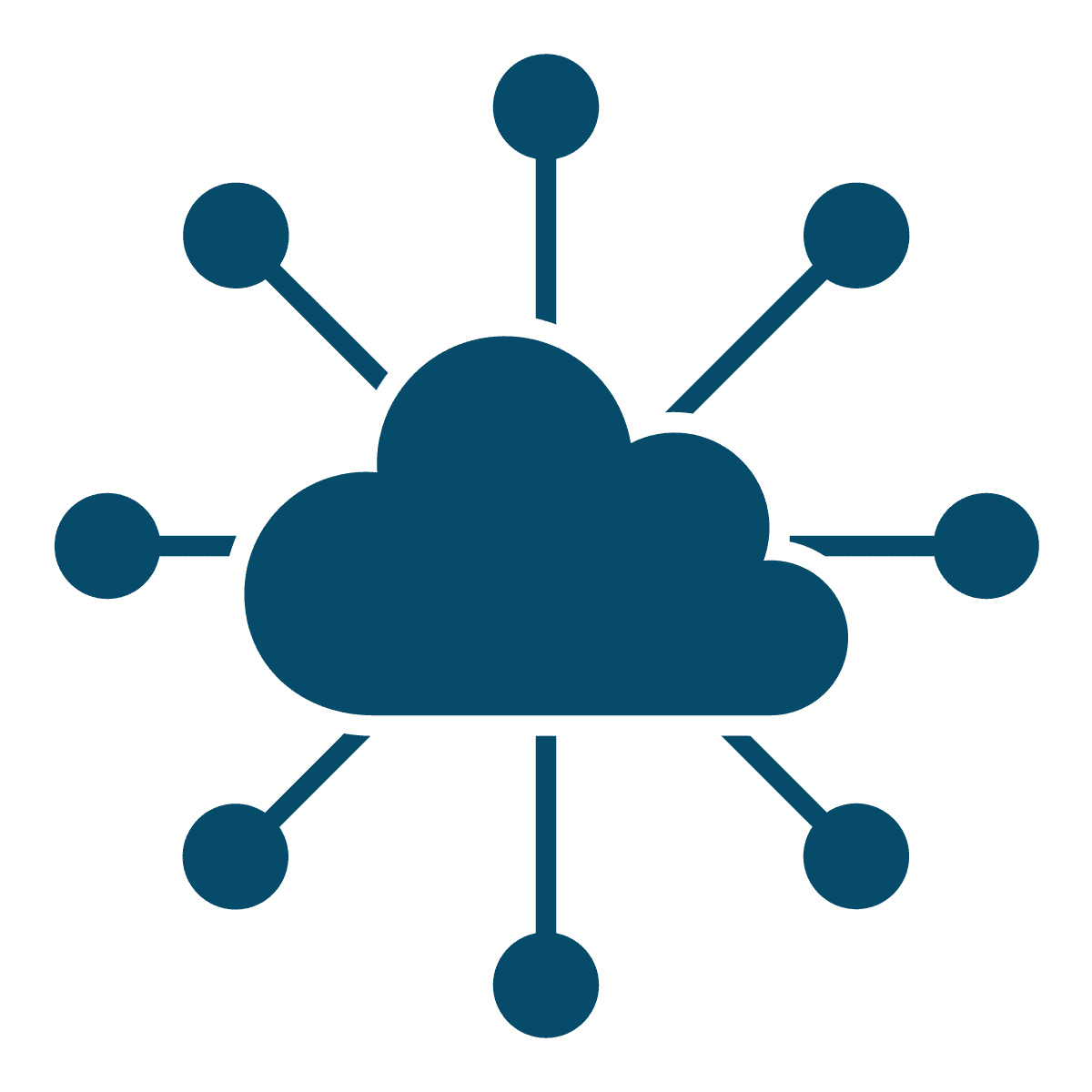 cloud icon for financial modeling for data analytics in healthcare